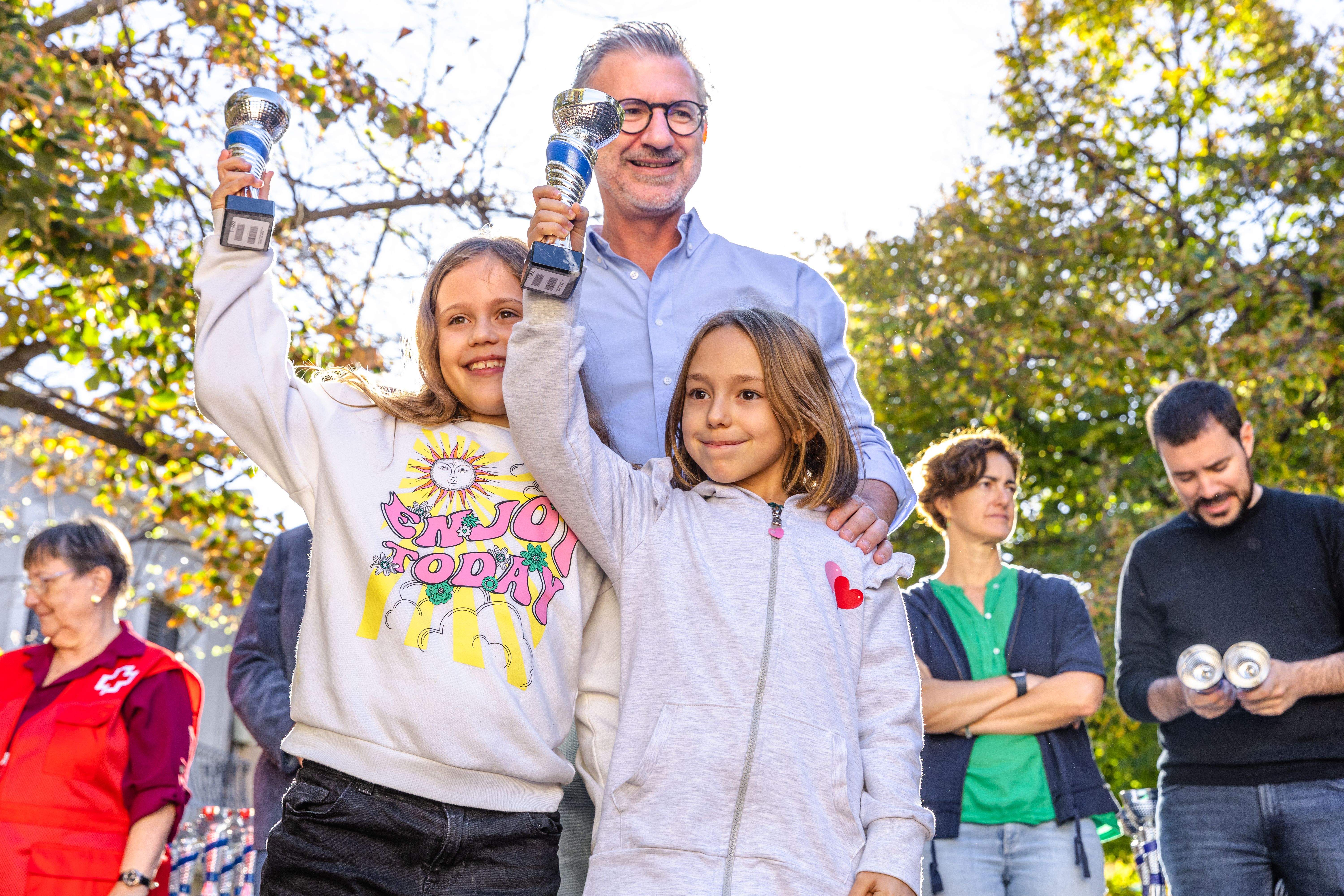 Entrega de premis de la 64a edció de la Marxa Infantil. FOTO: Arnau Padilla