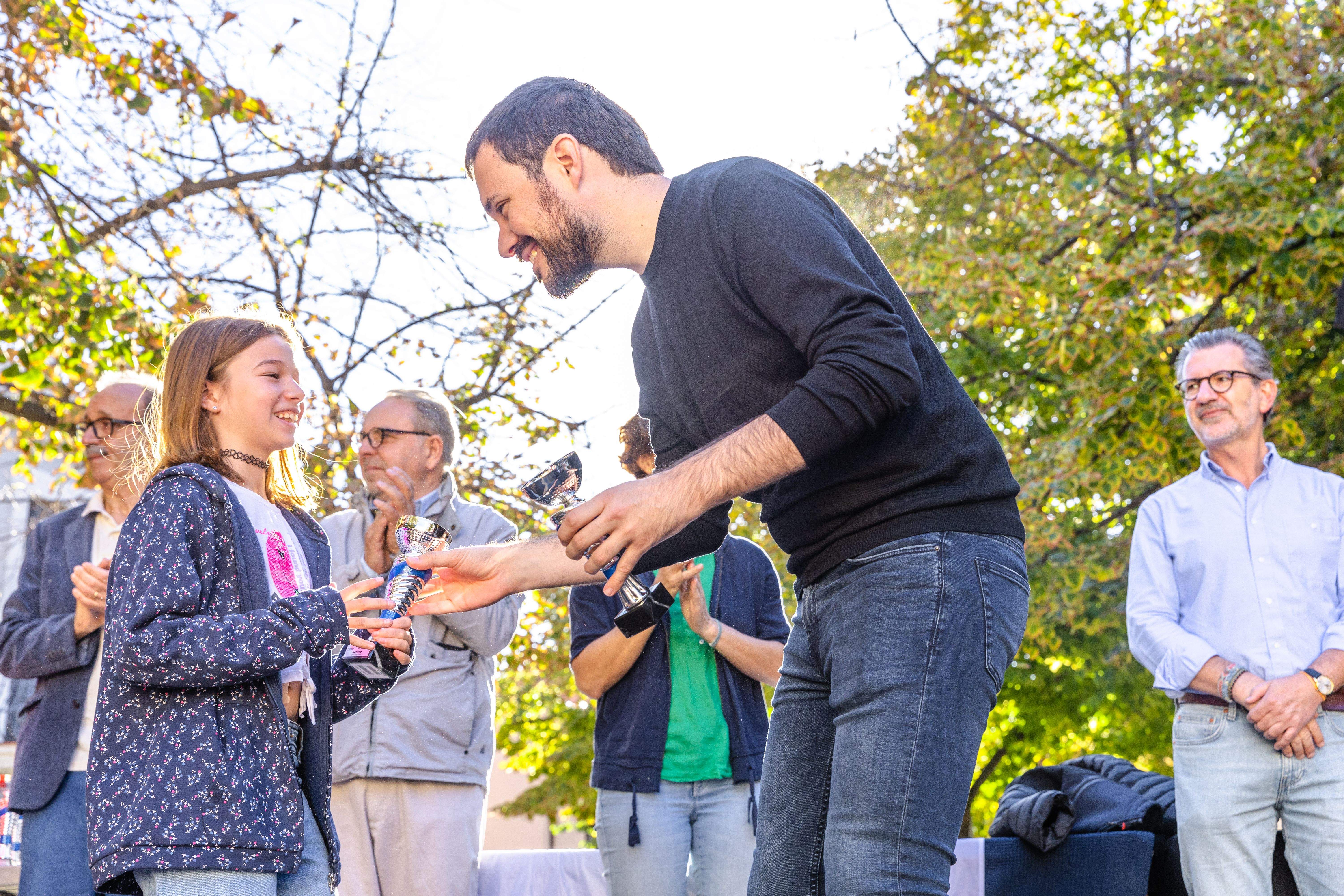 Entrega de premis de la 64a edció de la Marxa Infantil. FOTO: Arnau Padilla