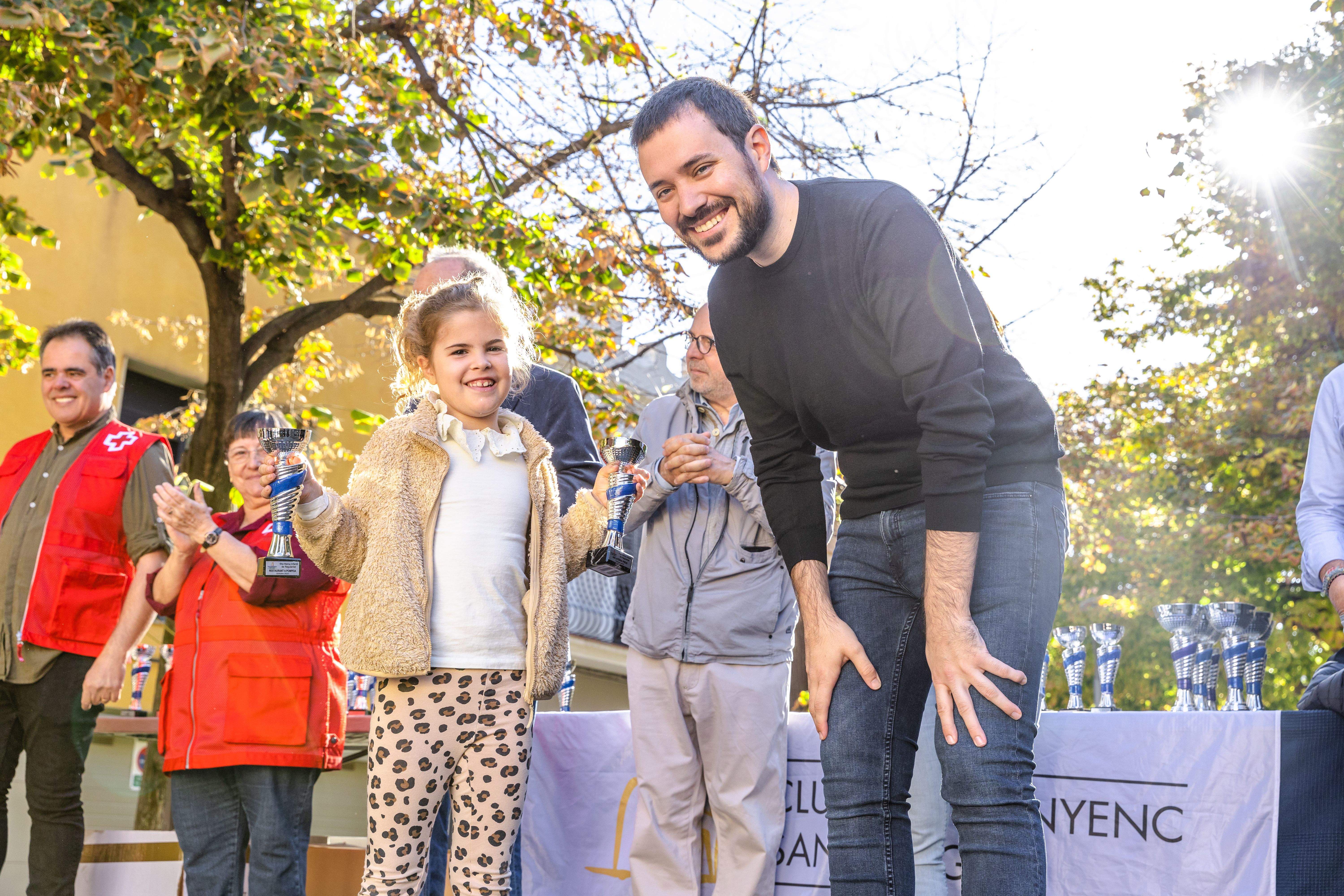 Entrega de premis de la 64a edció de la Marxa Infantil. FOTO: Arnau Padilla