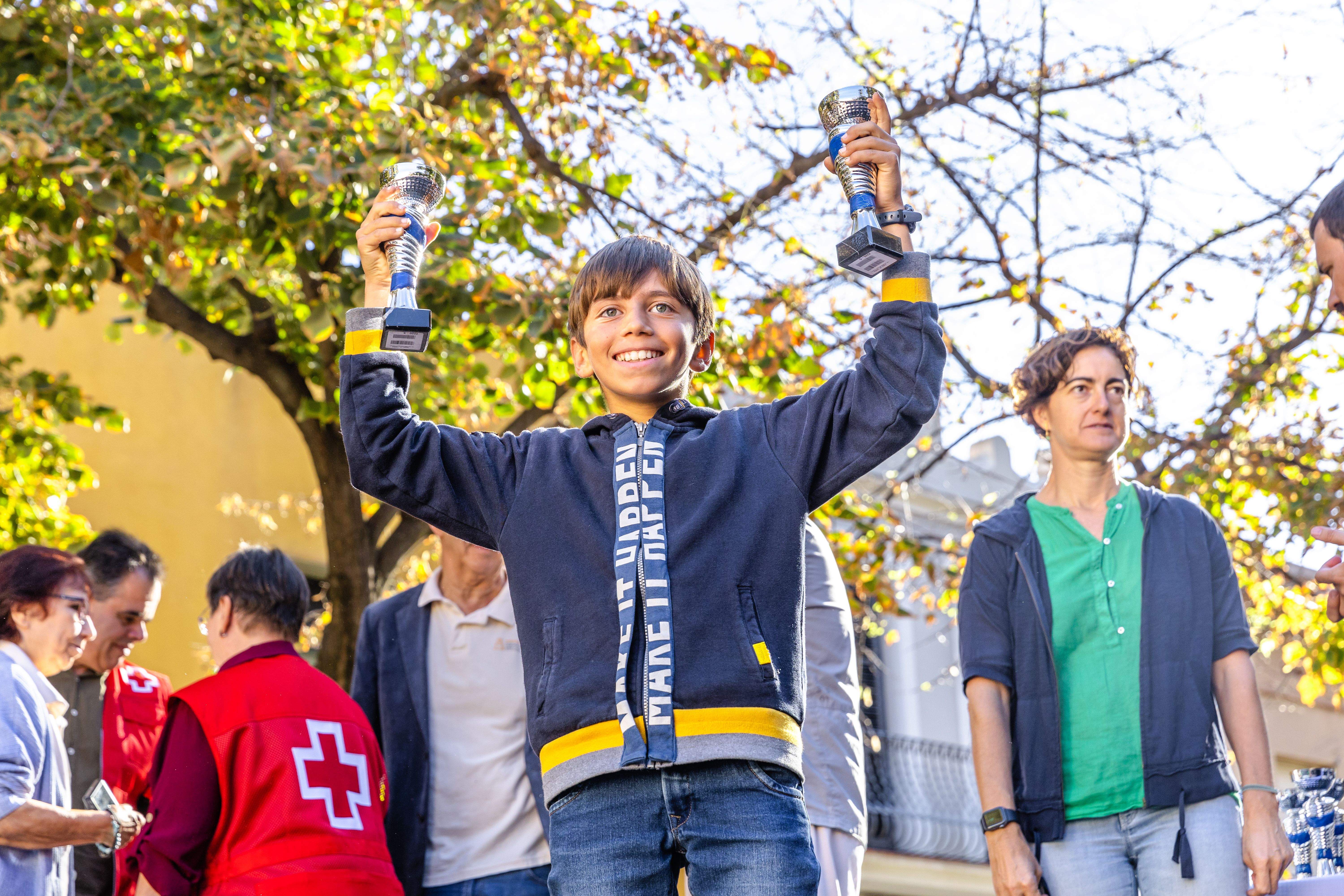 Entrega de premis de la 64a edció de la Marxa Infantil. FOTO: Arnau Padilla