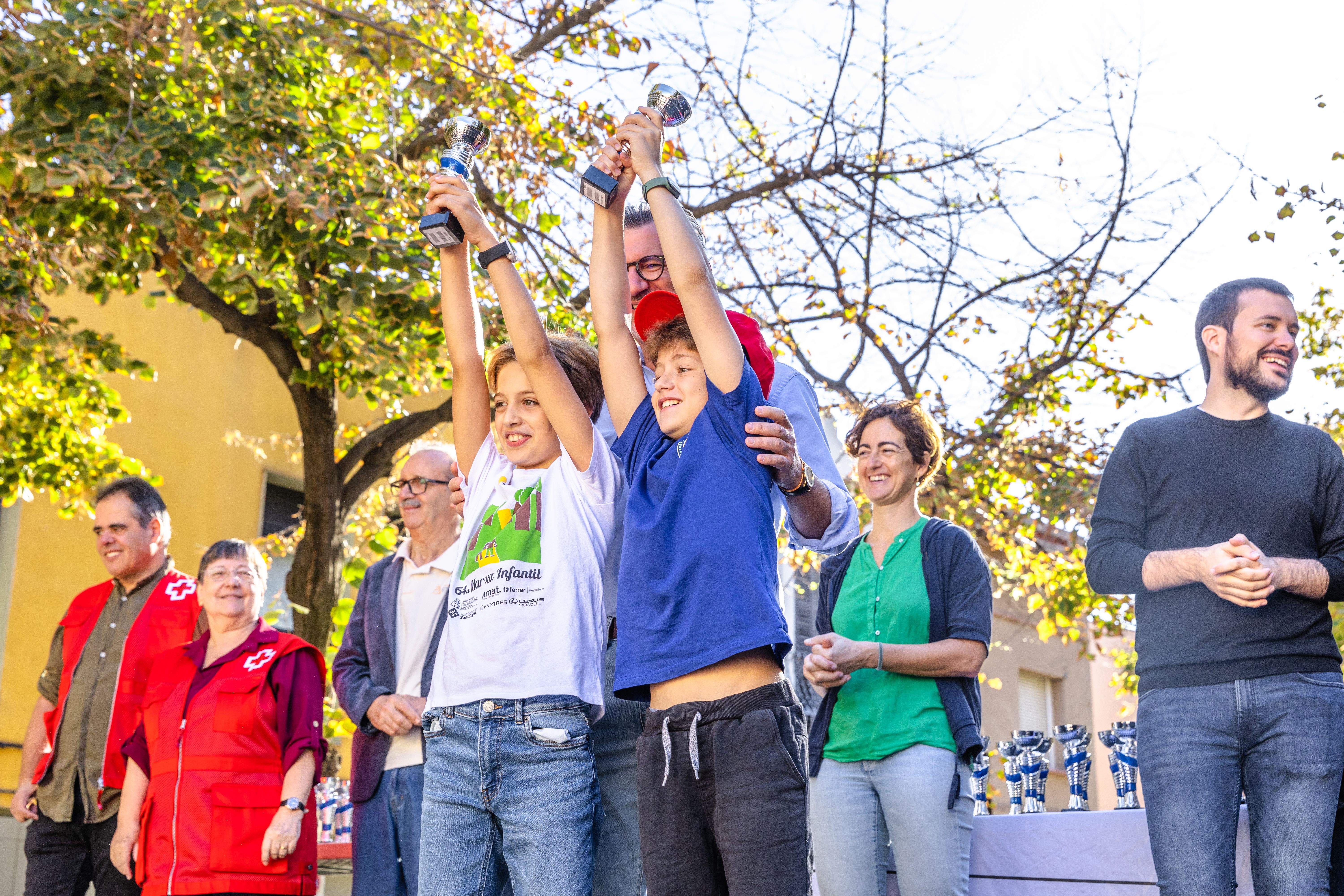 Entrega de premis de la 64a edció de la Marxa Infantil. FOTO: Arnau Padilla