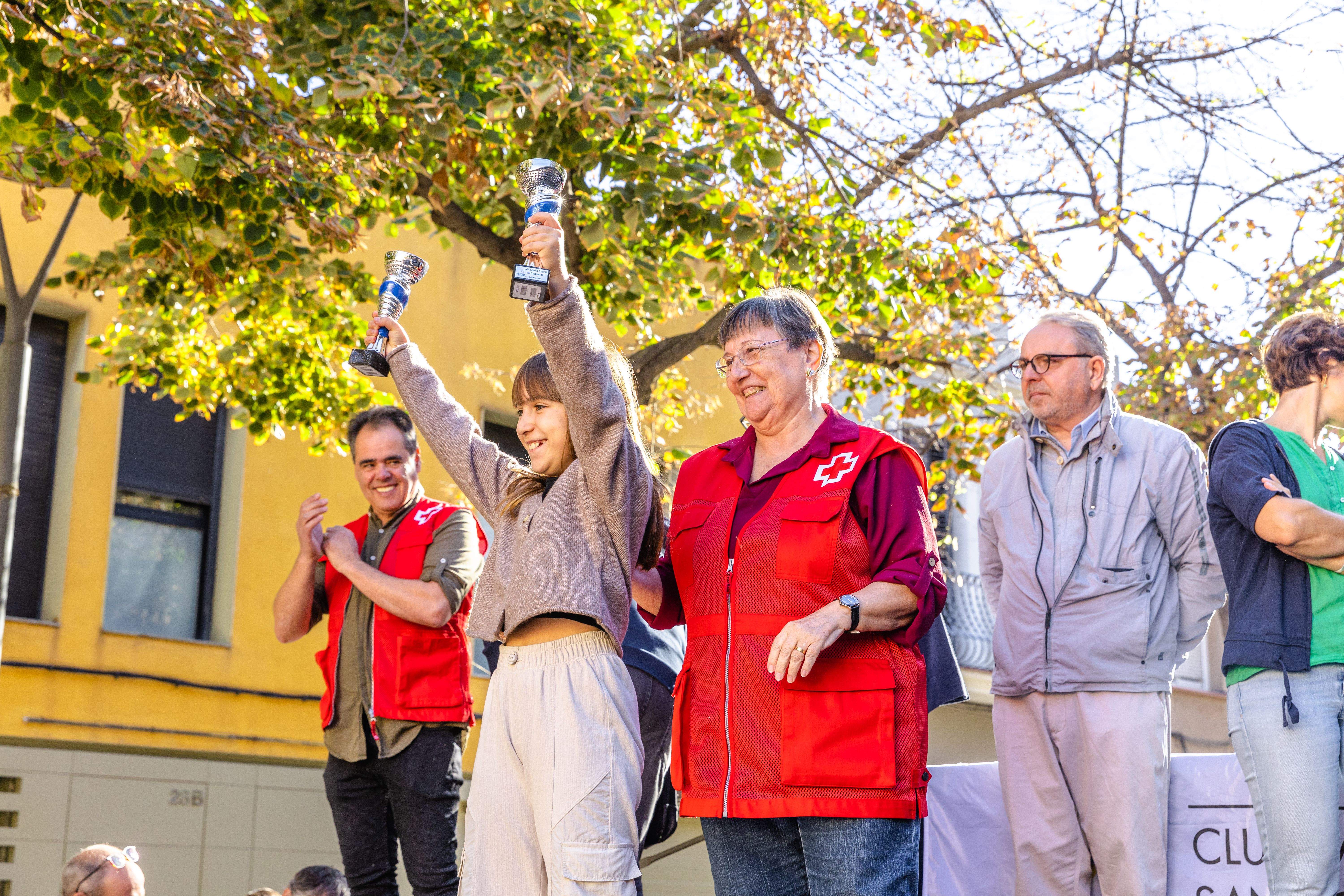 Entrega de premis de la 64a edció de la Marxa Infantil. FOTO: Arnau Padilla