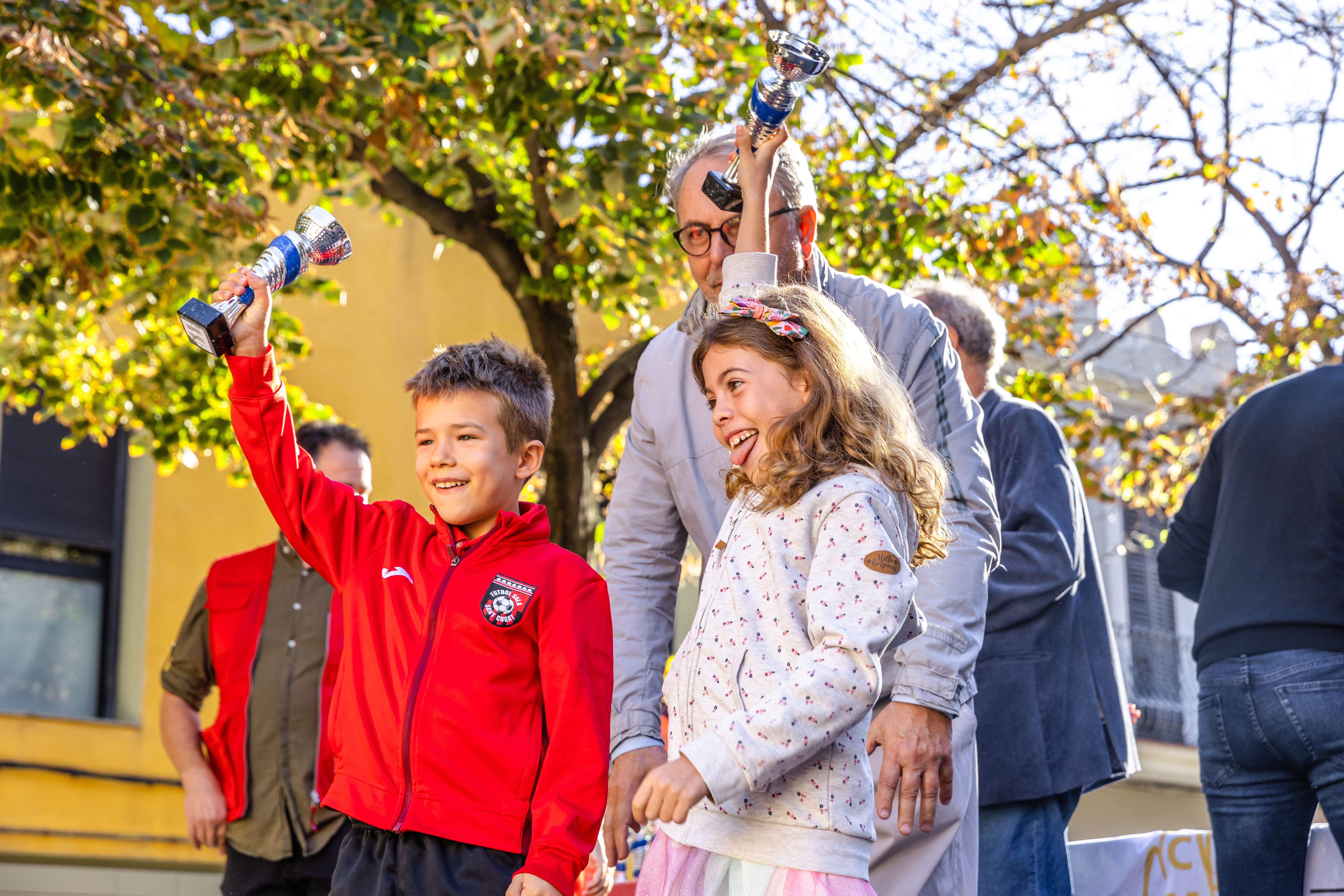 Entrega de premis de la 64a edció de la Marxa Infantil. FOTO: Arnau Padilla