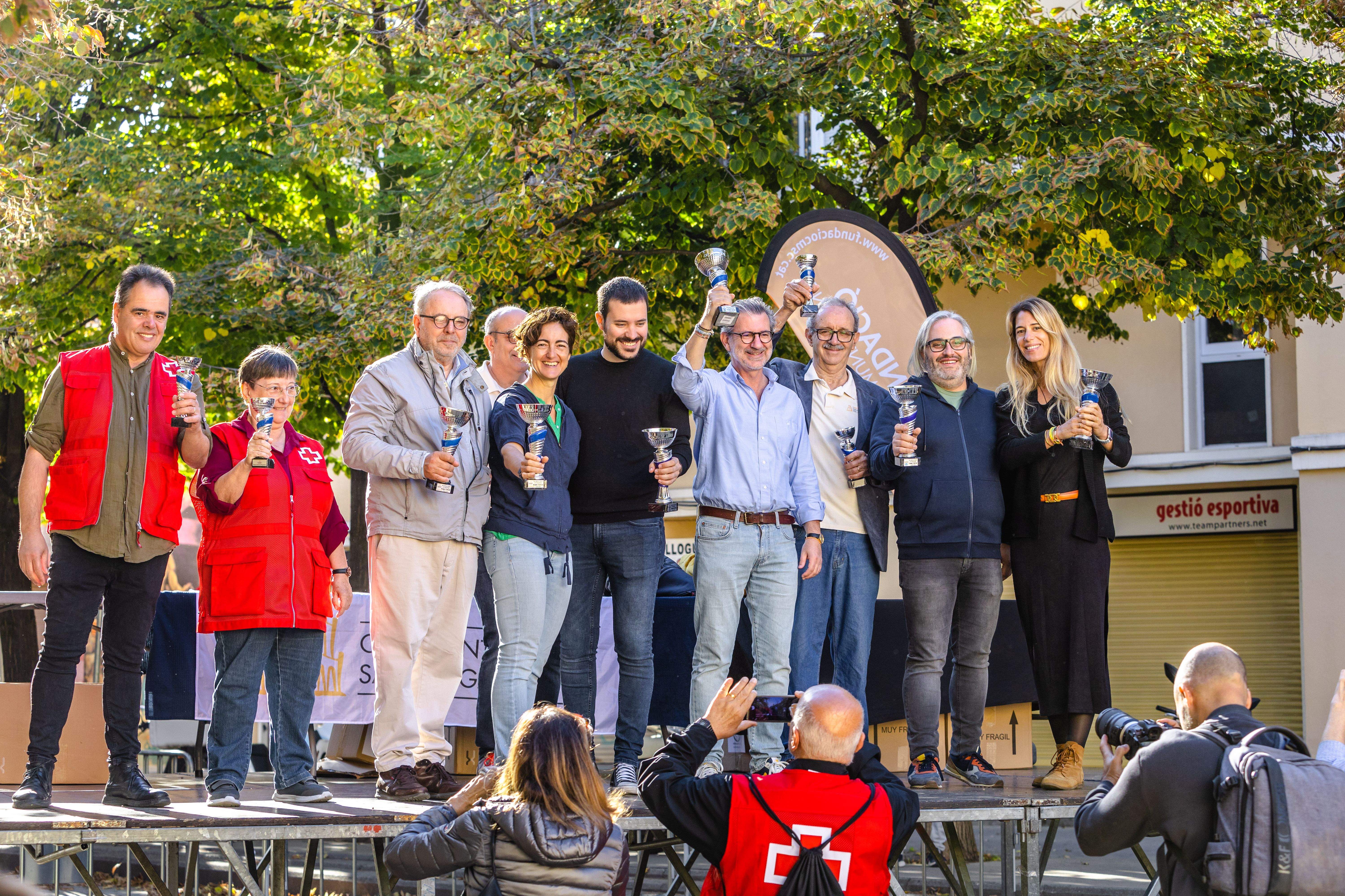 Entrega de premis de la 64a edció de la Marxa Infantil. FOTO: Arnau Padilla