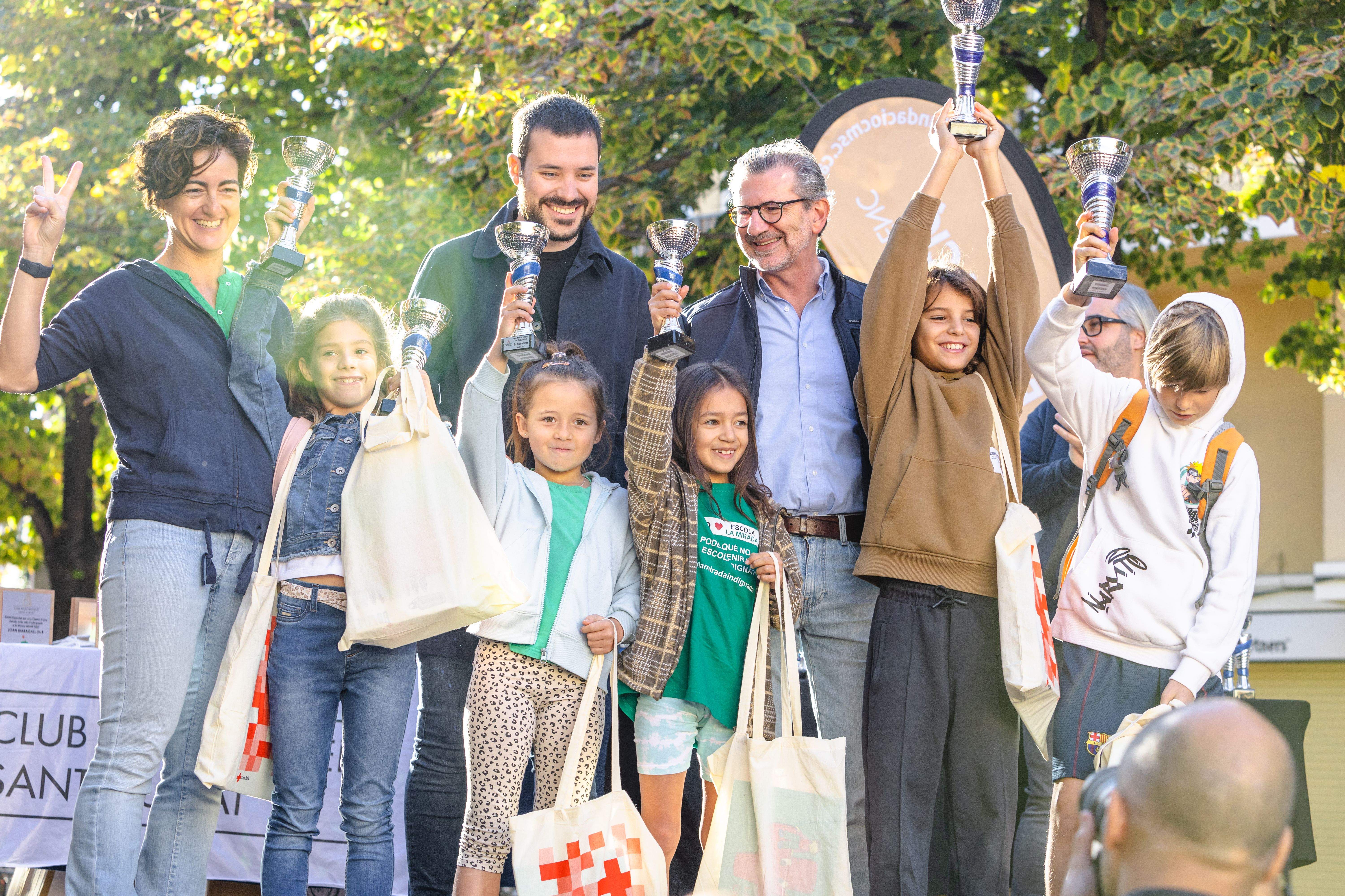 Entrega de premis de la 64a edció de la Marxa Infantil. FOTO: Arnau Padilla