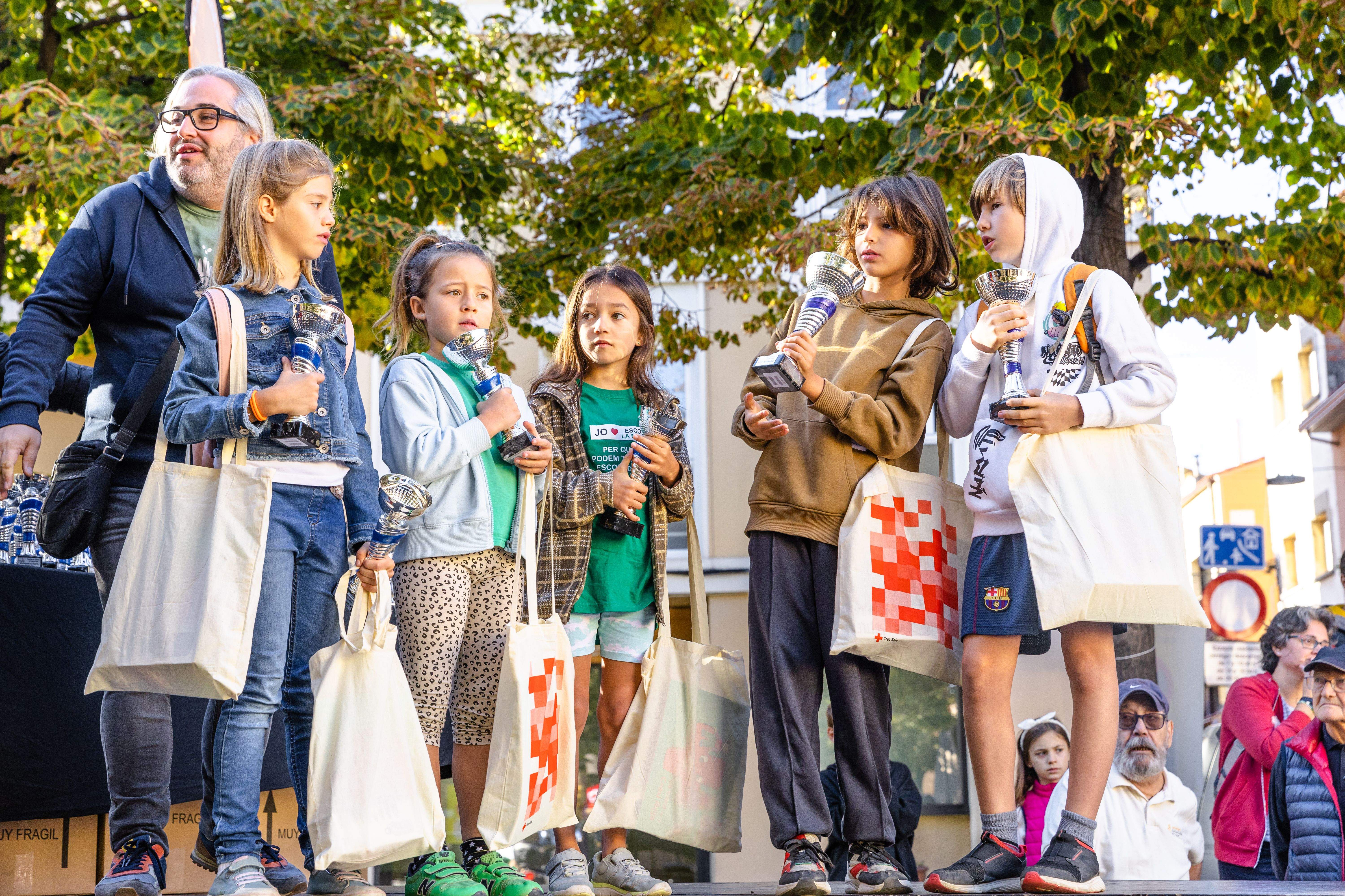 El primer guardó se l'ha emportat la parella formada pel Teo Ballesta i el Guillem Stewart. FOTO: Arnau Padilla