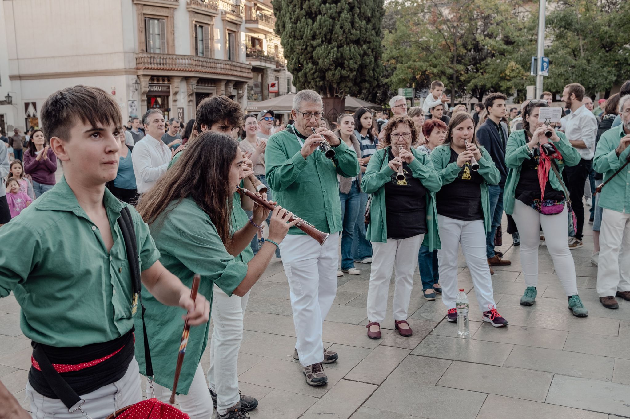 Diada Castellera amb els Castellers de Vilafranca, Sabadell i Sant Cugat. FOTO: Ale Gómez
