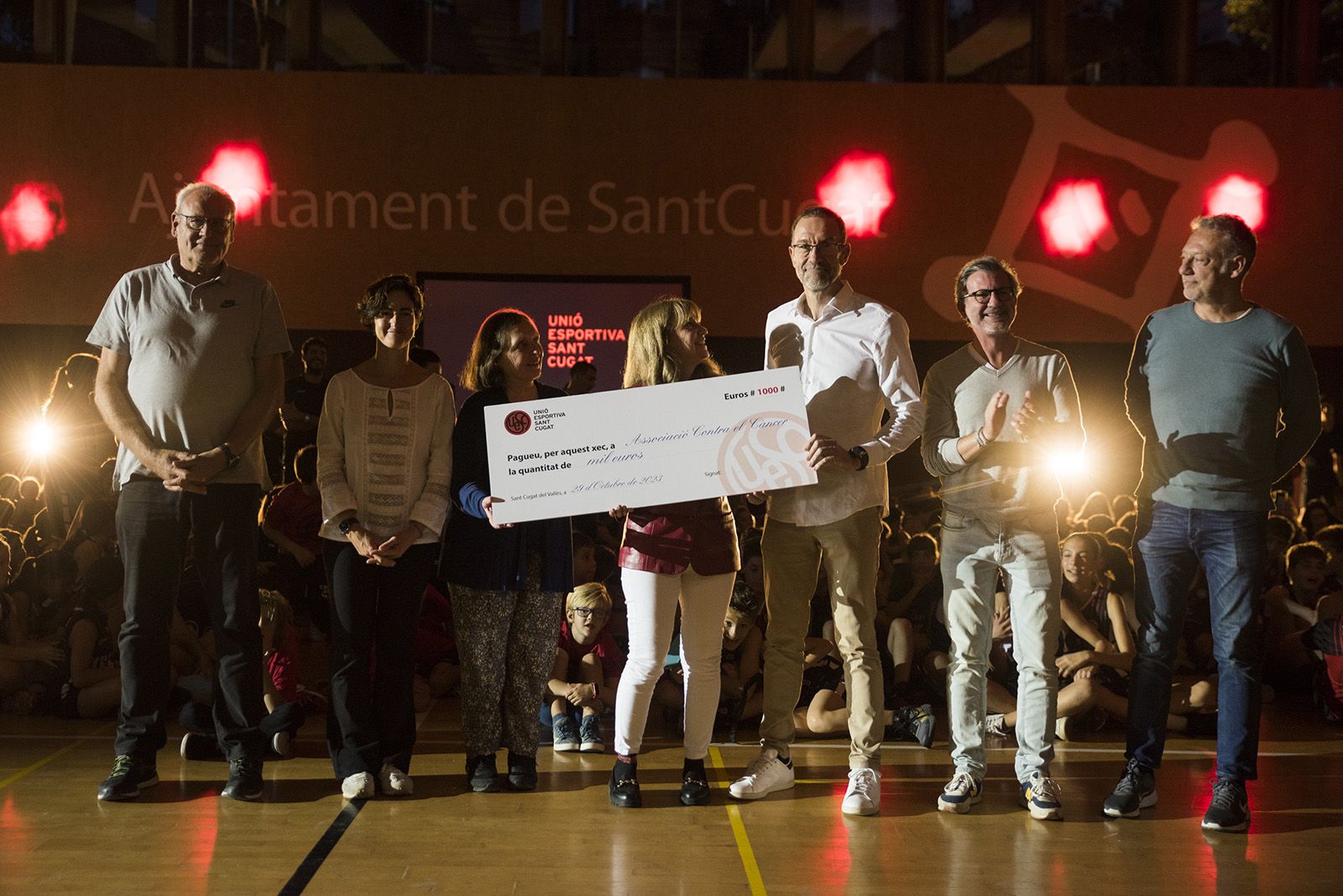 Presentació dels equips de la Unió Esportiva Sant Cugat. FOTO: Bernat Millet.