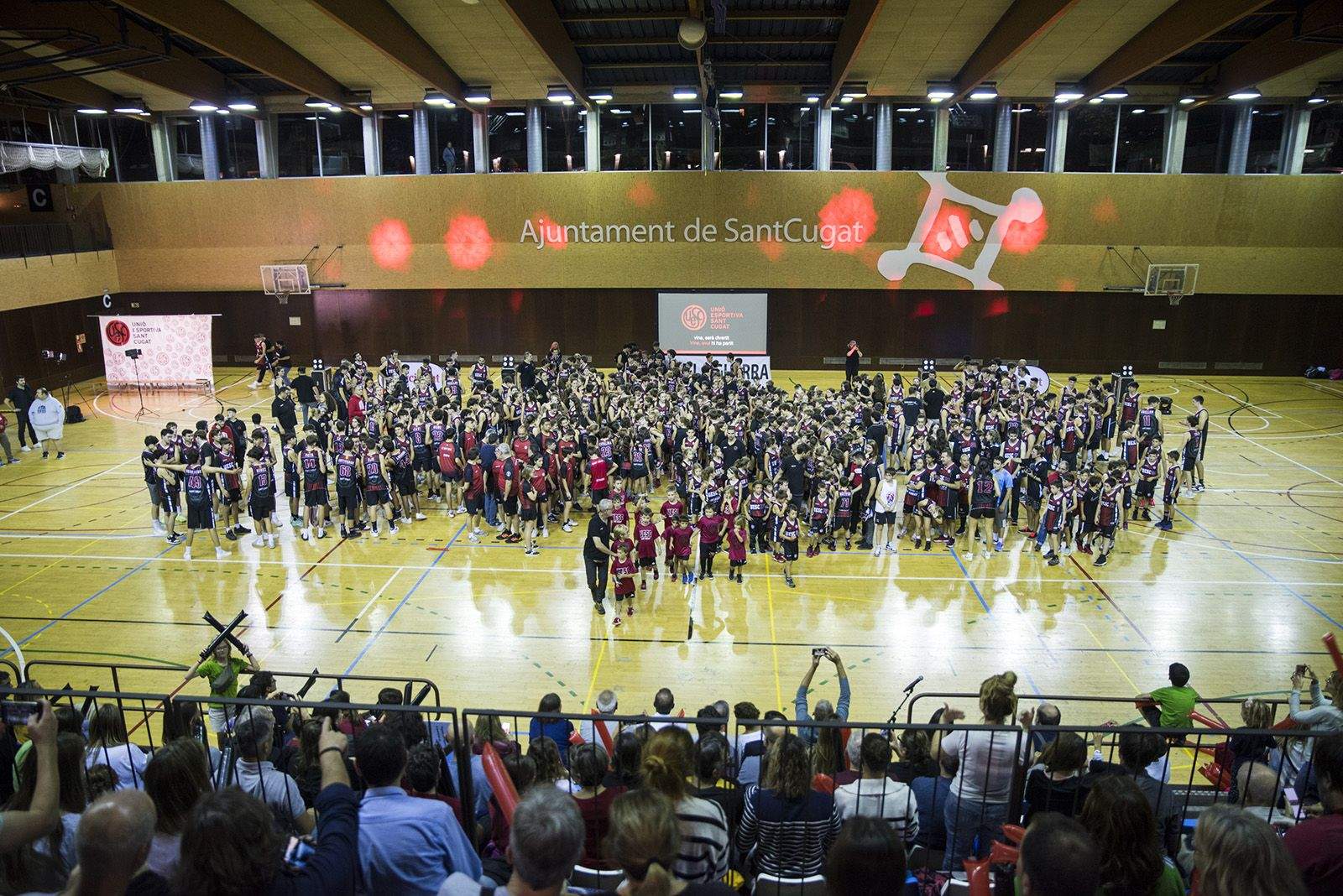 Presentació dels equips de la Unió Esportiva Sant Cugat. FOTO: Bernat Millet.