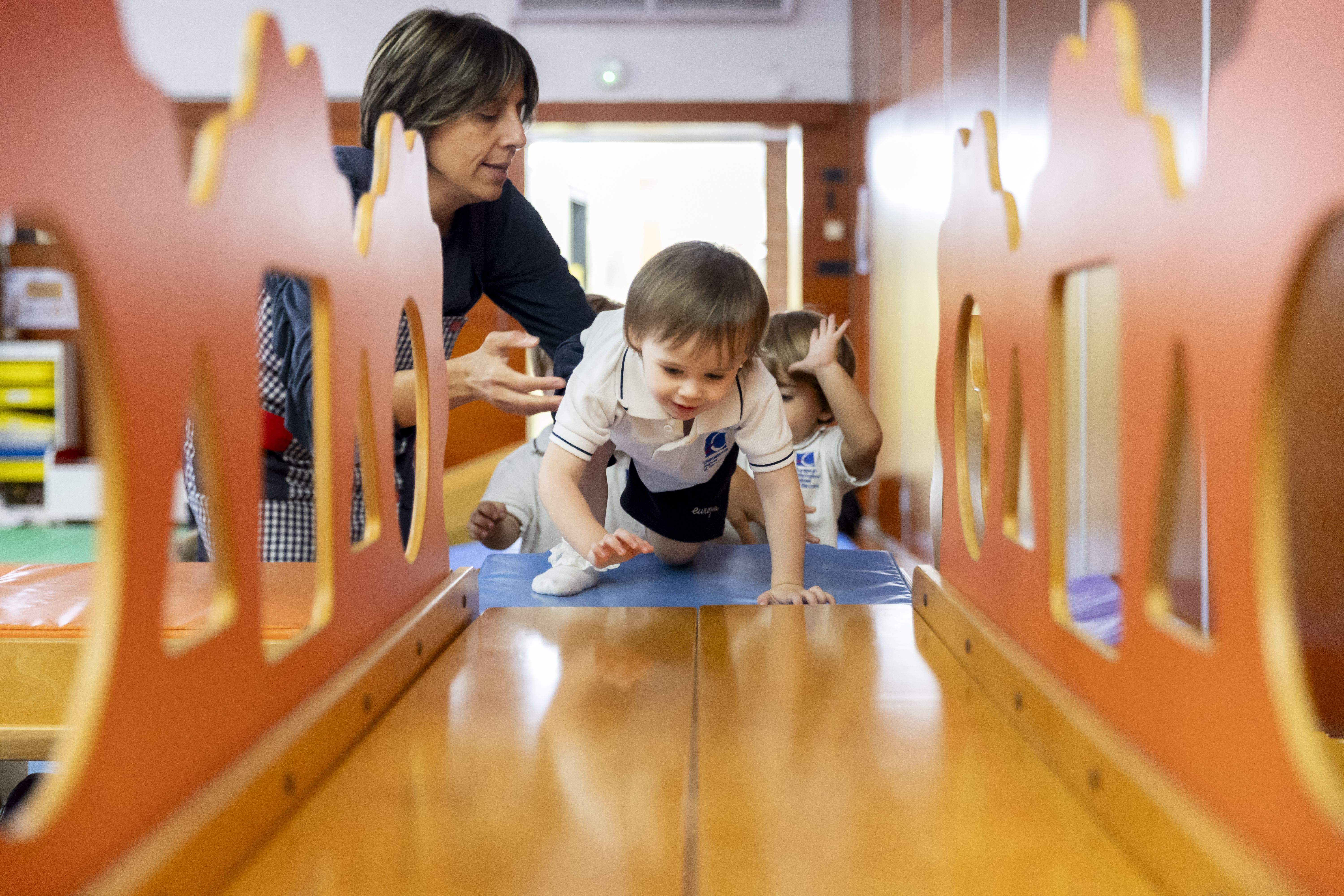 L'estimulació primerenca és molt important per a l'European International School of Barcelona. FOTO: Cedida