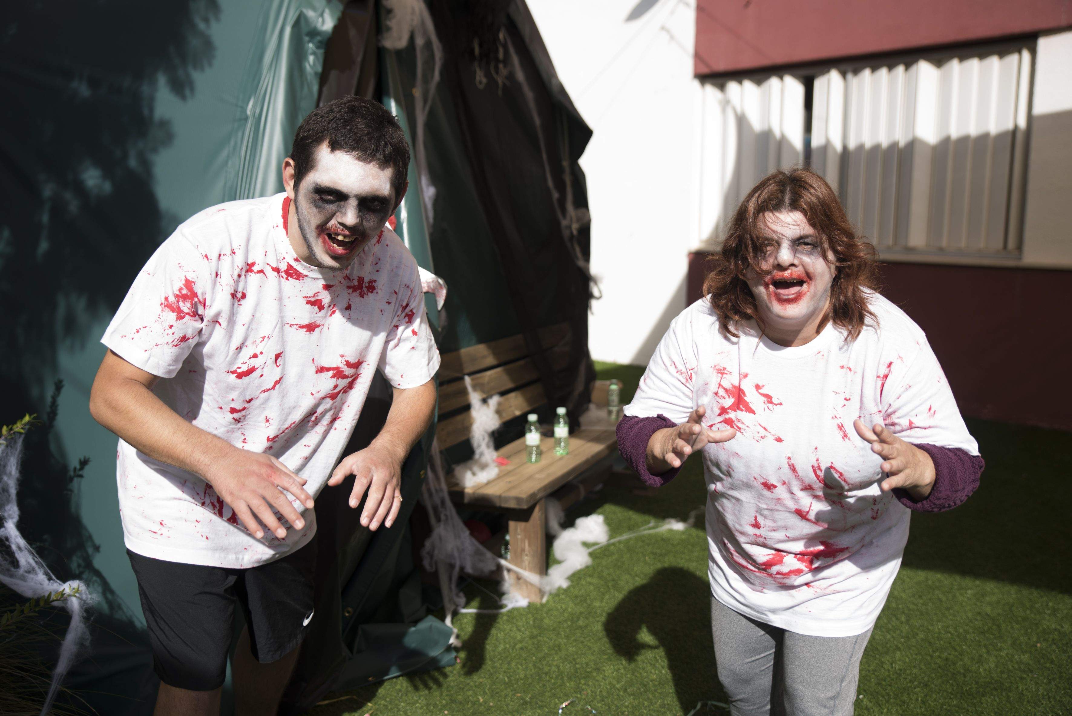 Castahalloween de les instal·lacions de Cerdanyola de Catalònia Fundació Creactiva. FOTO: Bernat Millet