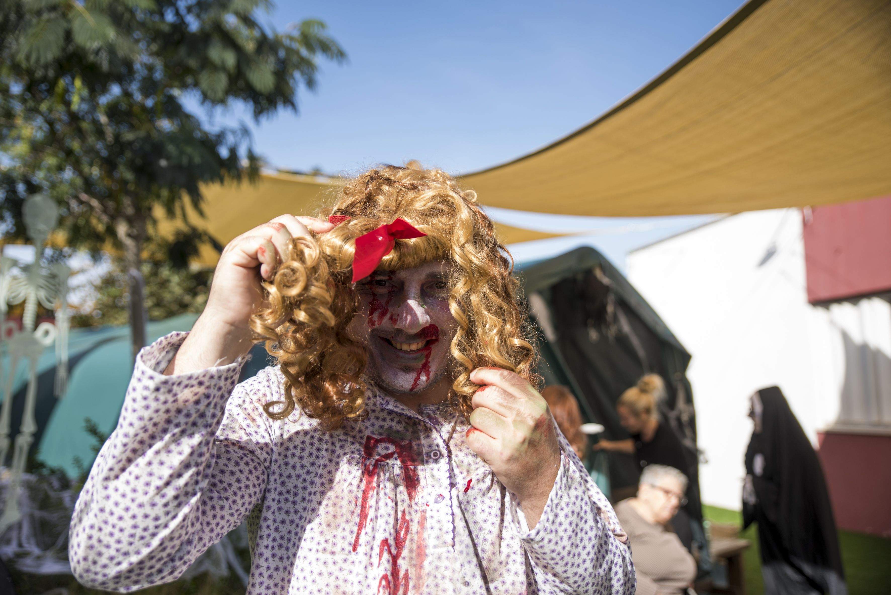 Castahalloween de les instal·lacions de Cerdanyola de Catalònia Fundació Creactiva. FOTO: Bernat Millet