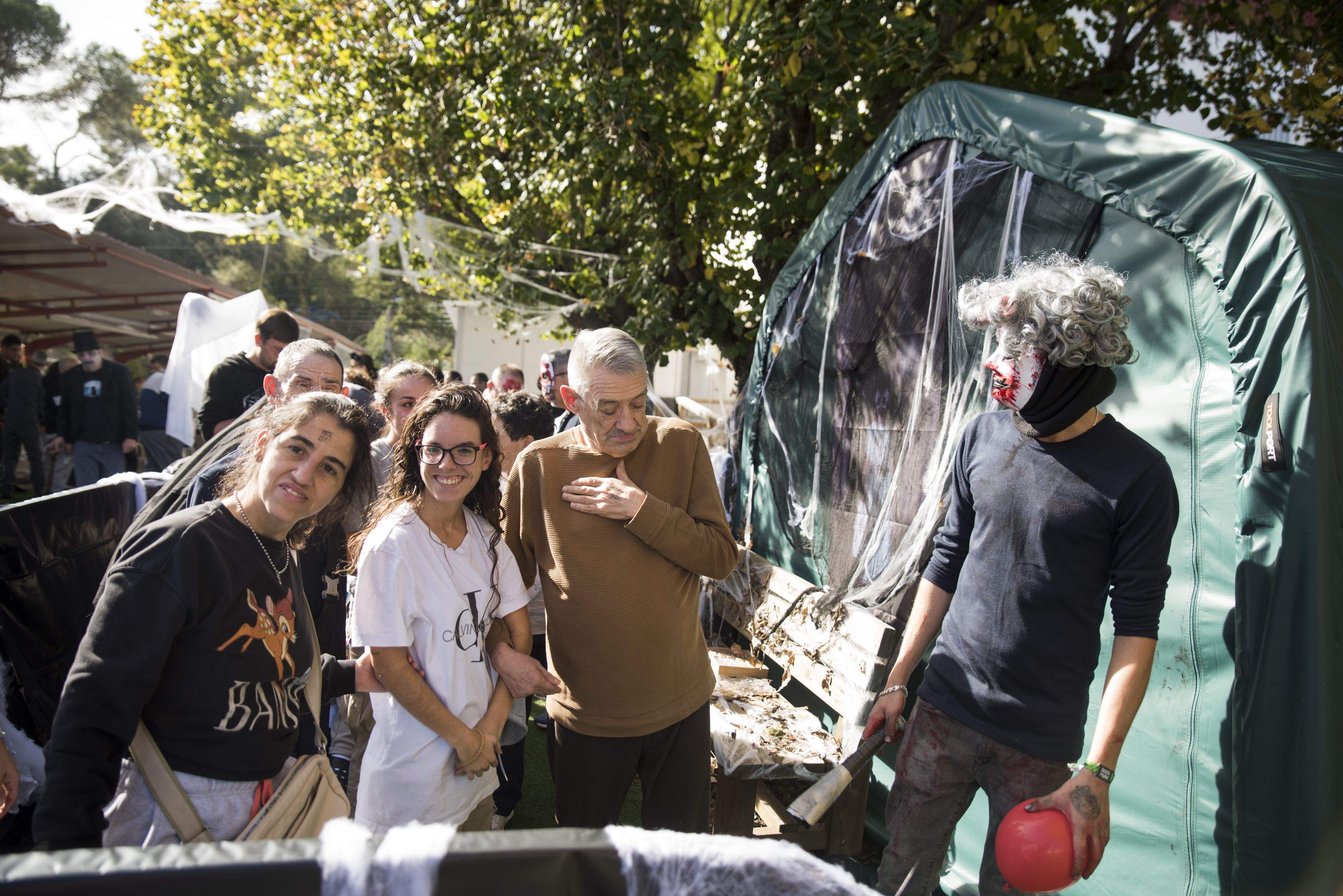 Castahalloween de les instal·lacions de Cerdanyola de Catalònia Fundació Creactiva. FOTO: Bernat Millet