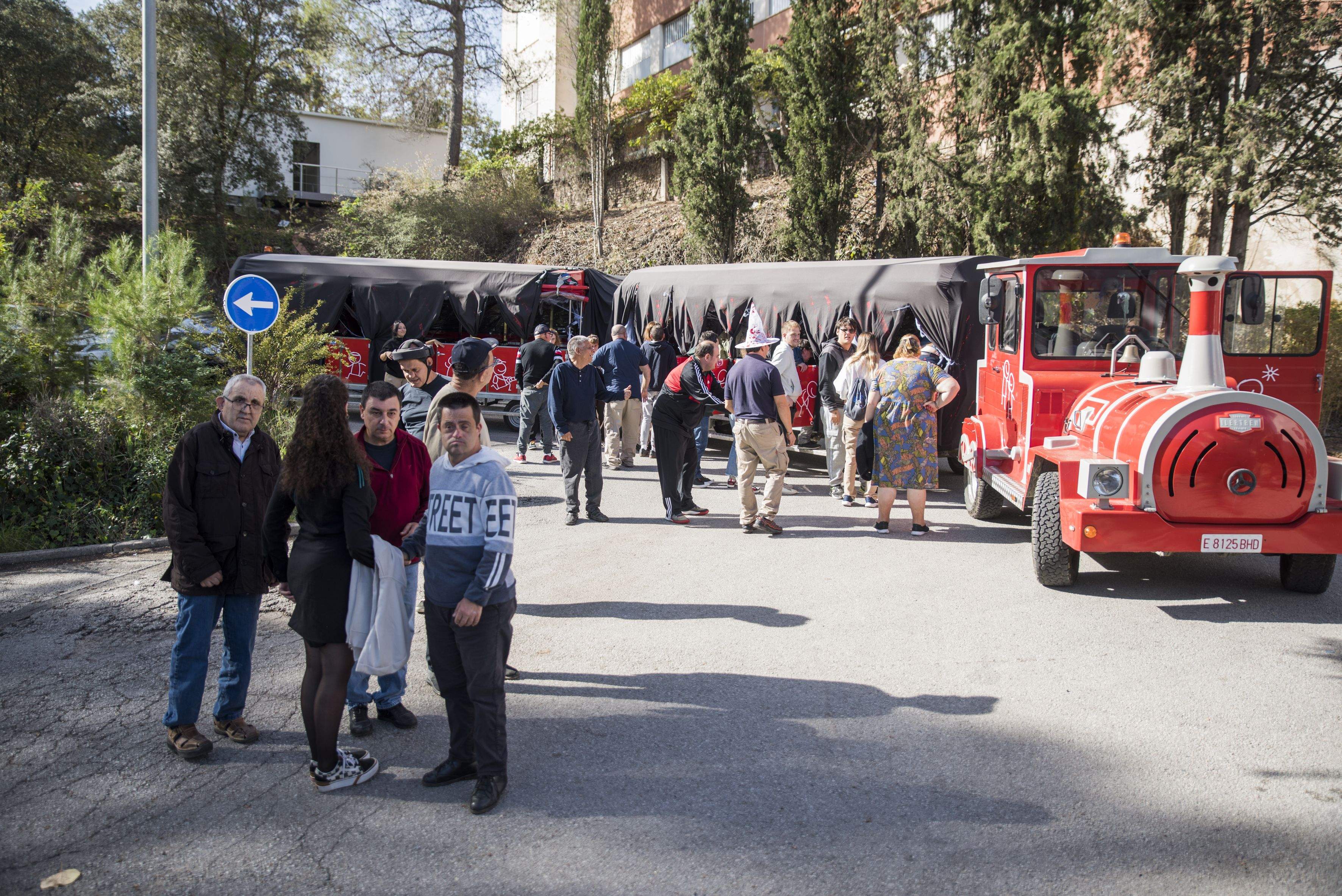 Castahalloween de les instal·lacions de Cerdanyola de Catalònia Fundació Creactiva. FOTO: Bernat Millet