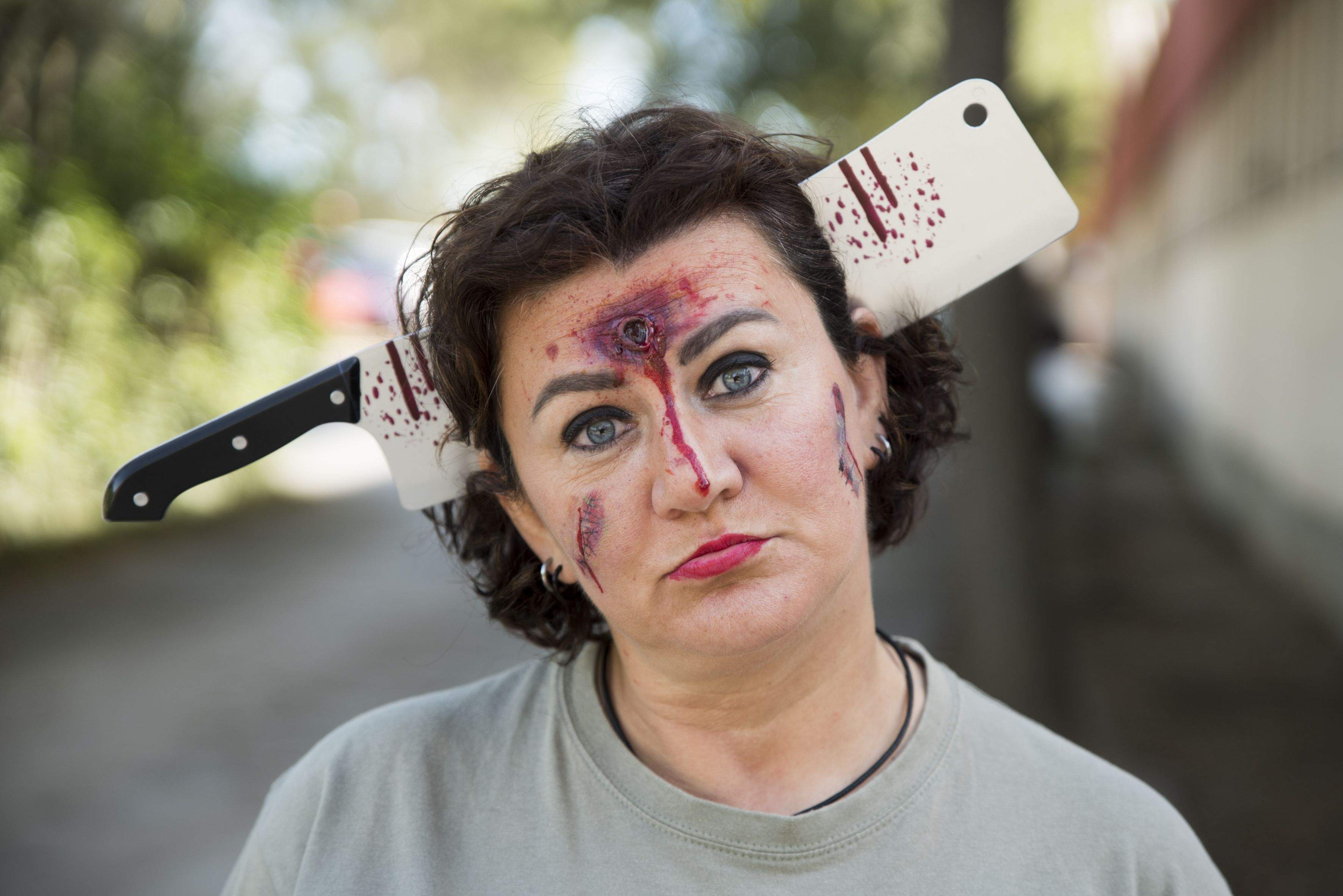 Castahalloween de les instal·lacions de Cerdanyola de Catalònia Fundació Creactiva. FOTO: Bernat Millet