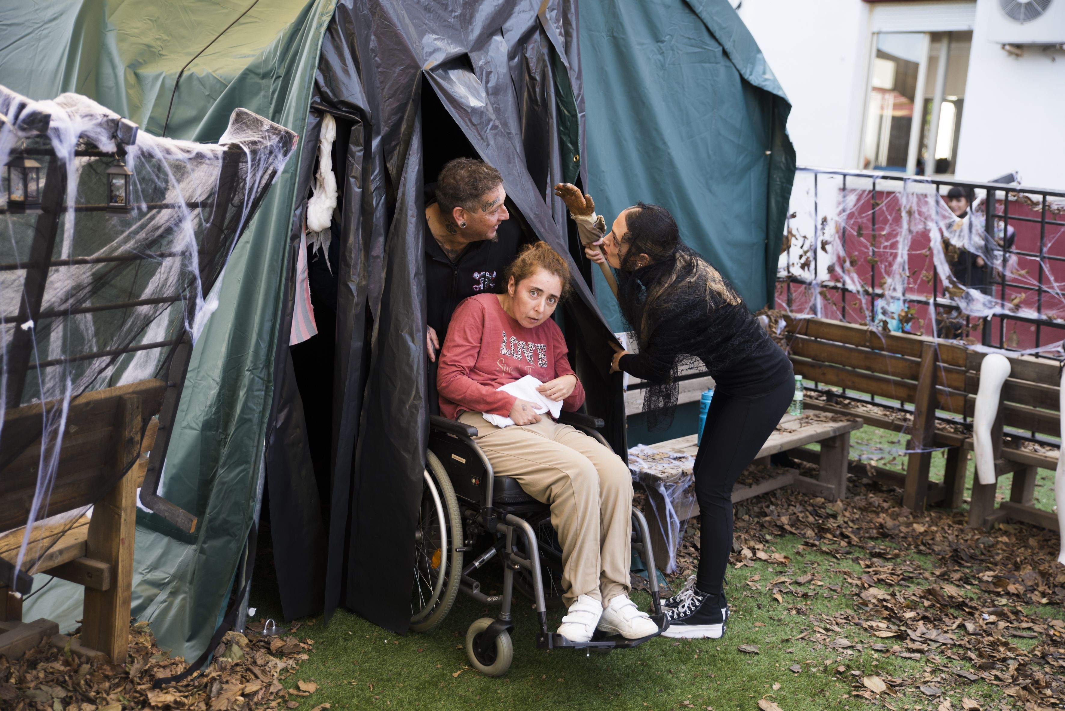 Castahalloween de les instal·lacions de Cerdanyola de Catalònia Fundació Creactiva. FOTO: Bernat Millet