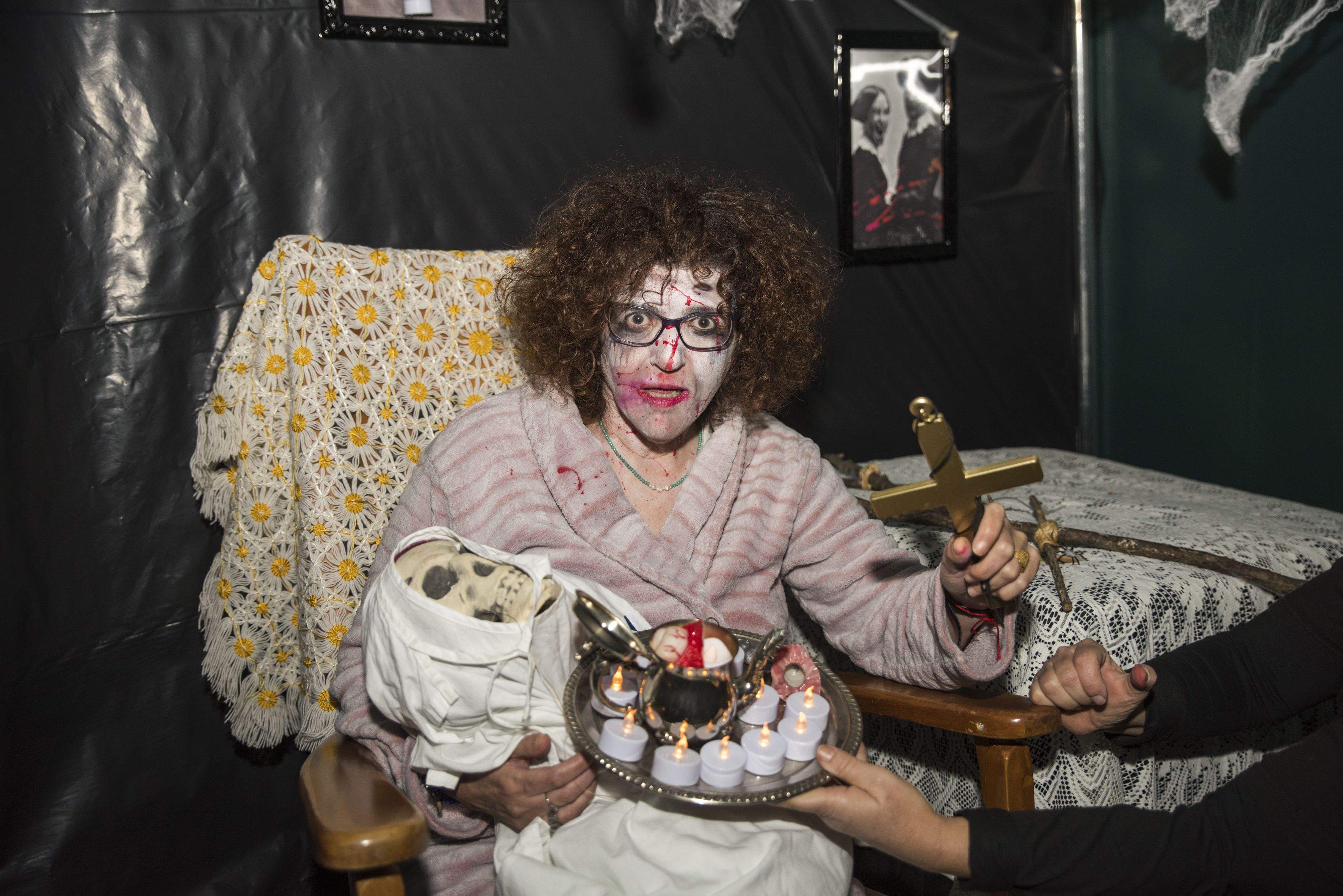 Castahalloween de les instal·lacions de Cerdanyola de Catalònia Fundació Creactiva. FOTO: Bernat Millet