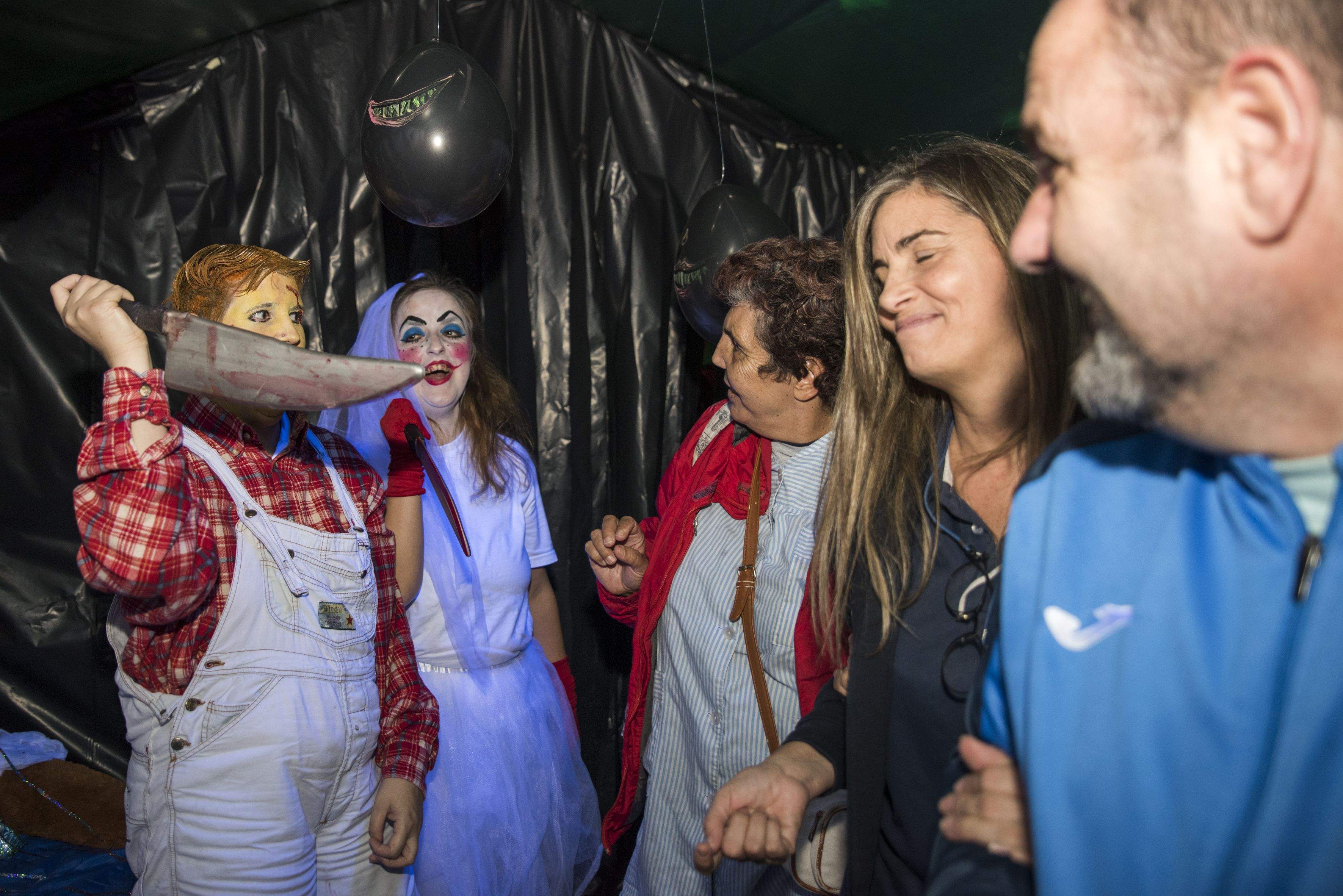 Castahalloween de les instal·lacions de Cerdanyola de Catalònia Fundació Creactiva. FOTO: Bernat Millet