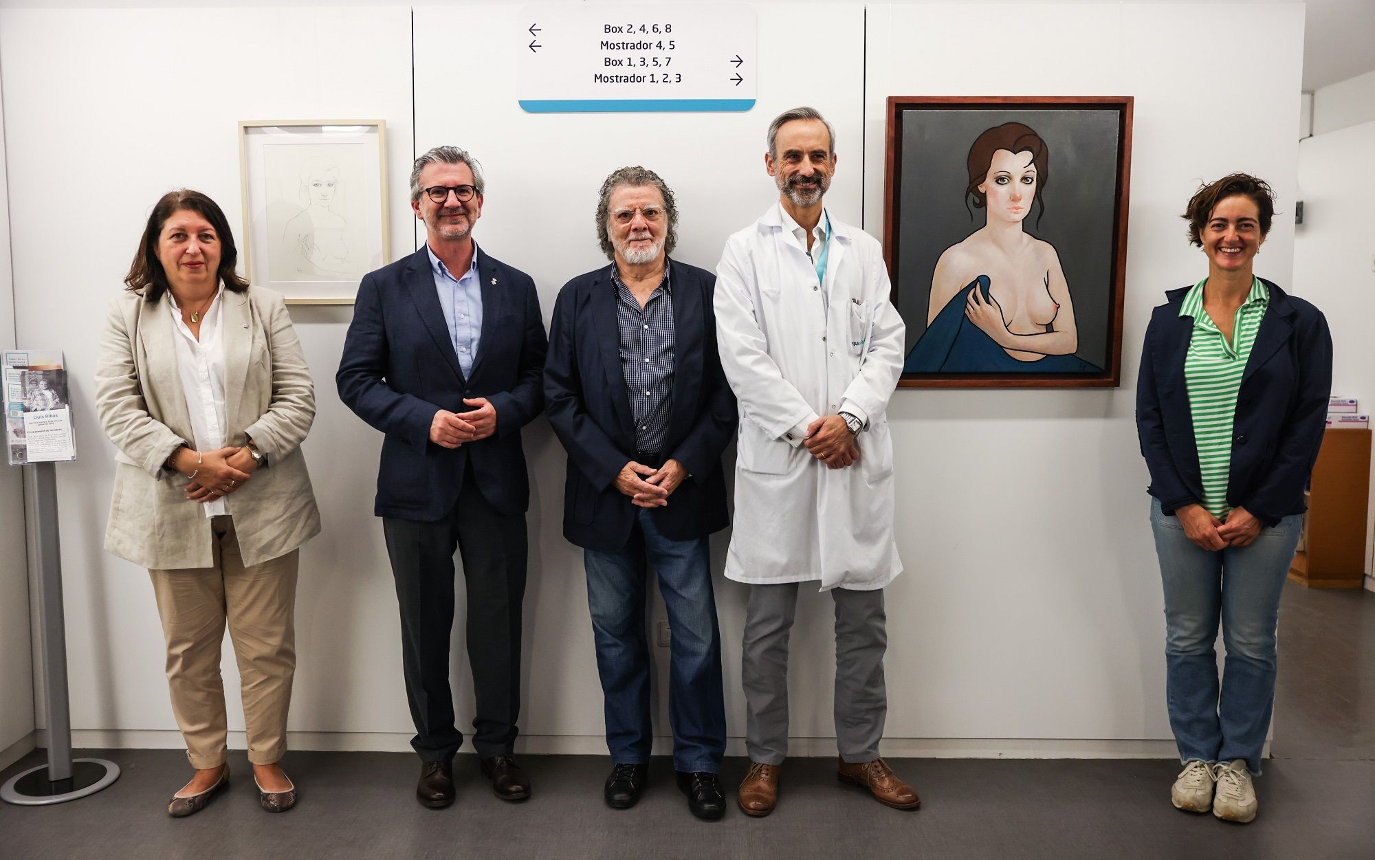 Exposició hospital Lluís Ribas. FOTO: cedida