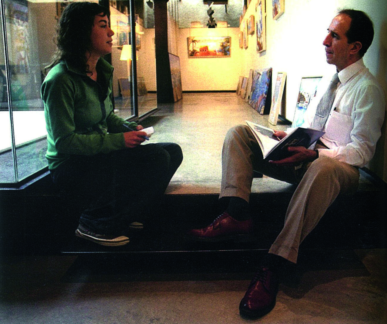 Entrevista del TOT Sant Cugat a Jordi Batlle amb motiu dels 10 anys. 2008. FOTO: Cedida