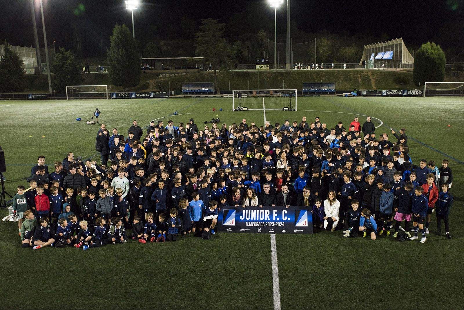 Presentació d'equips de la secció de futbol del Junior FC. FOTO: Bernat Millet.