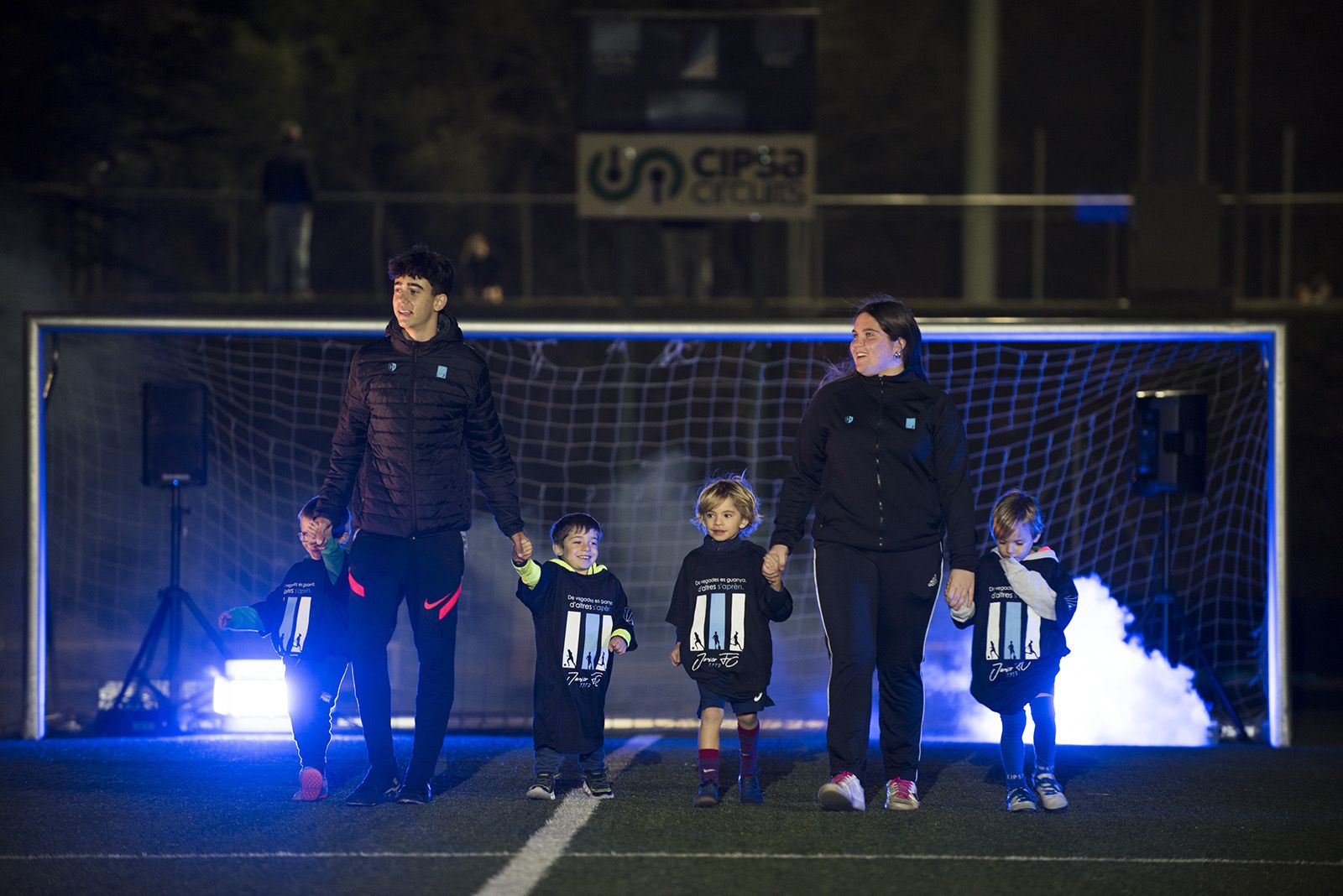 Presentació d'equips de la secció de futbol del Junior FC. FOTO: Bernat Millet.