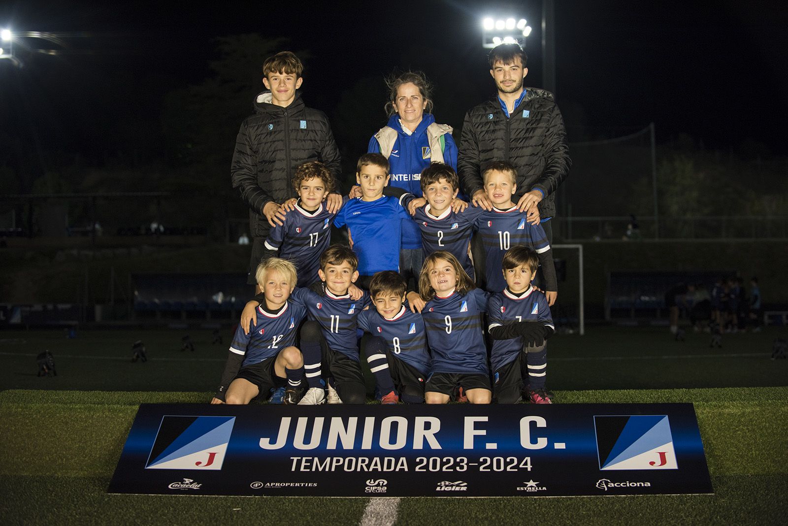 Presentació d'equips de la secció de futbol del Junior FC. FOTO: Bernat Millet.