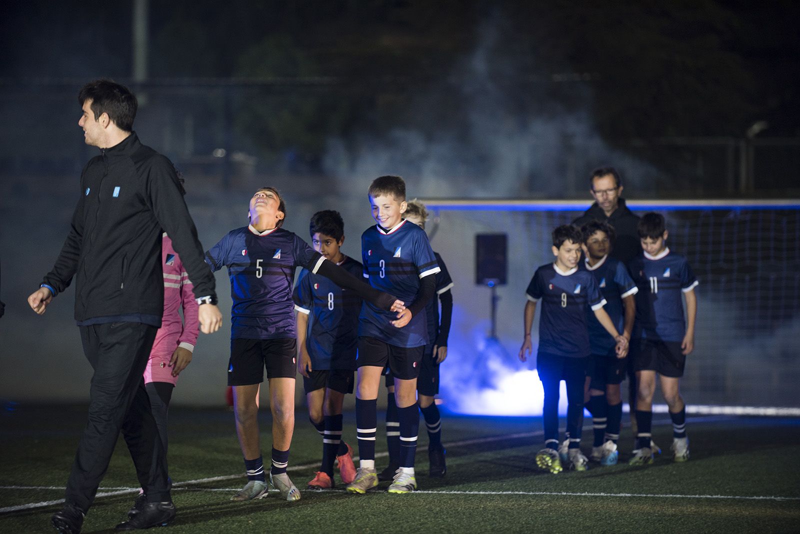 Presentació d'equips de la secció de futbol del Junior FC. FOTO: Bernat Millet.