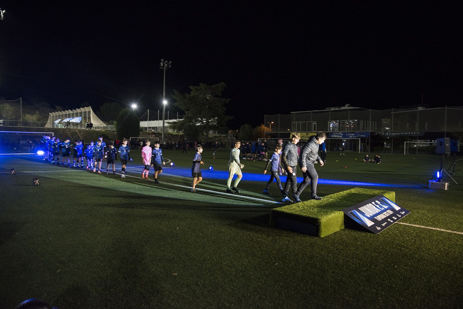 Presentació d'equips de la secció de futbol del Junior FC. FOTO: Bernat Millet.
