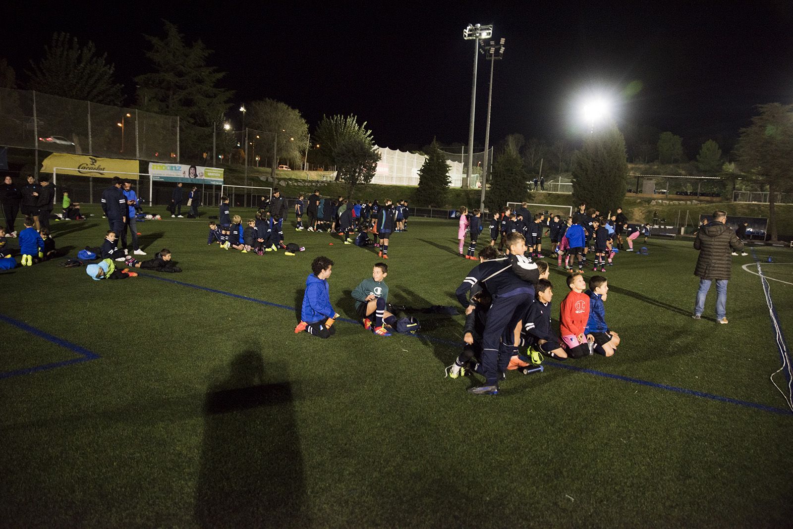 Presentació d'equips de la secció de futbol del Junior FC. FOTO: Bernat Millet.