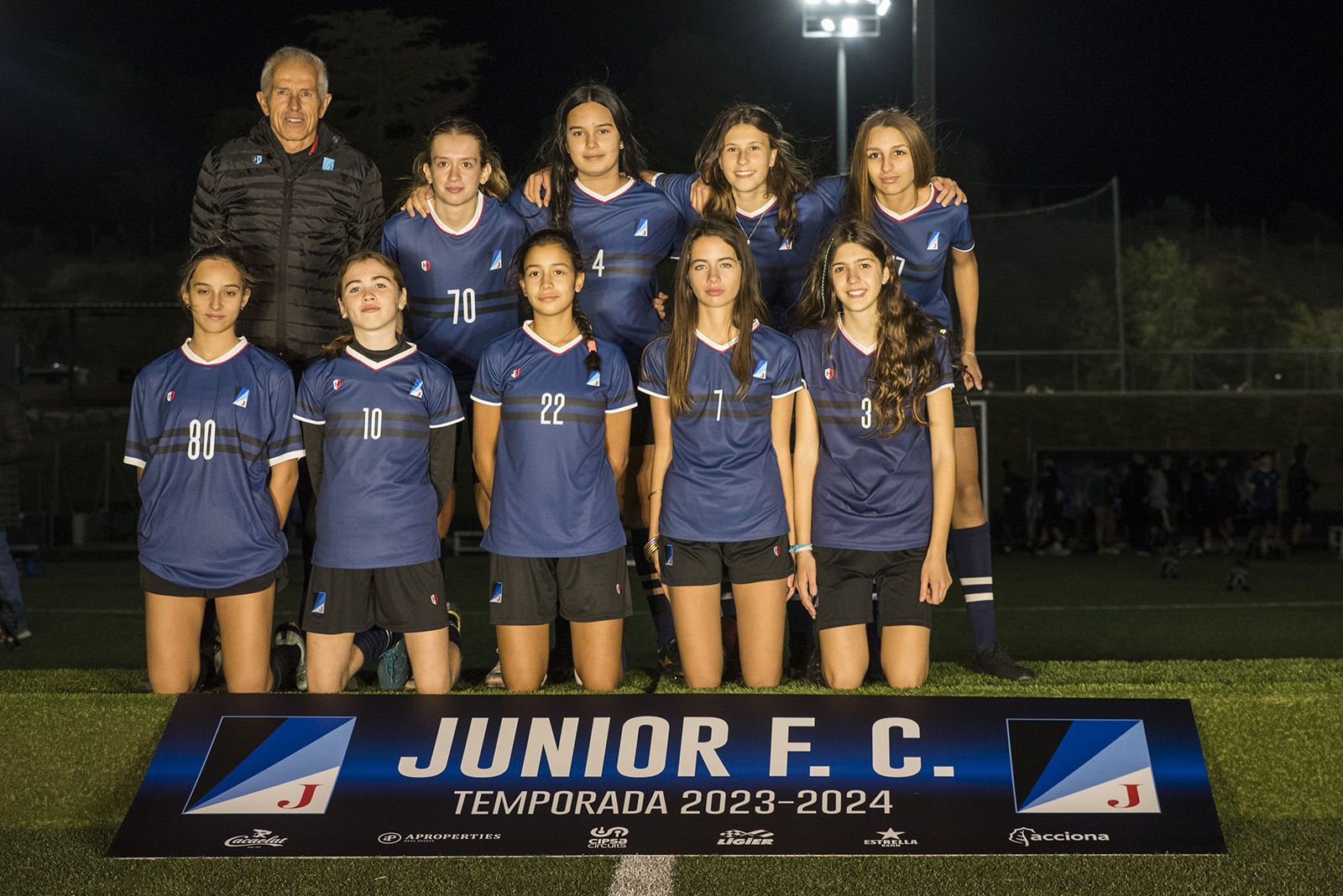 Presentació d'equips de la secció de futbol del Junior FC. FOTO: Bernat Millet.