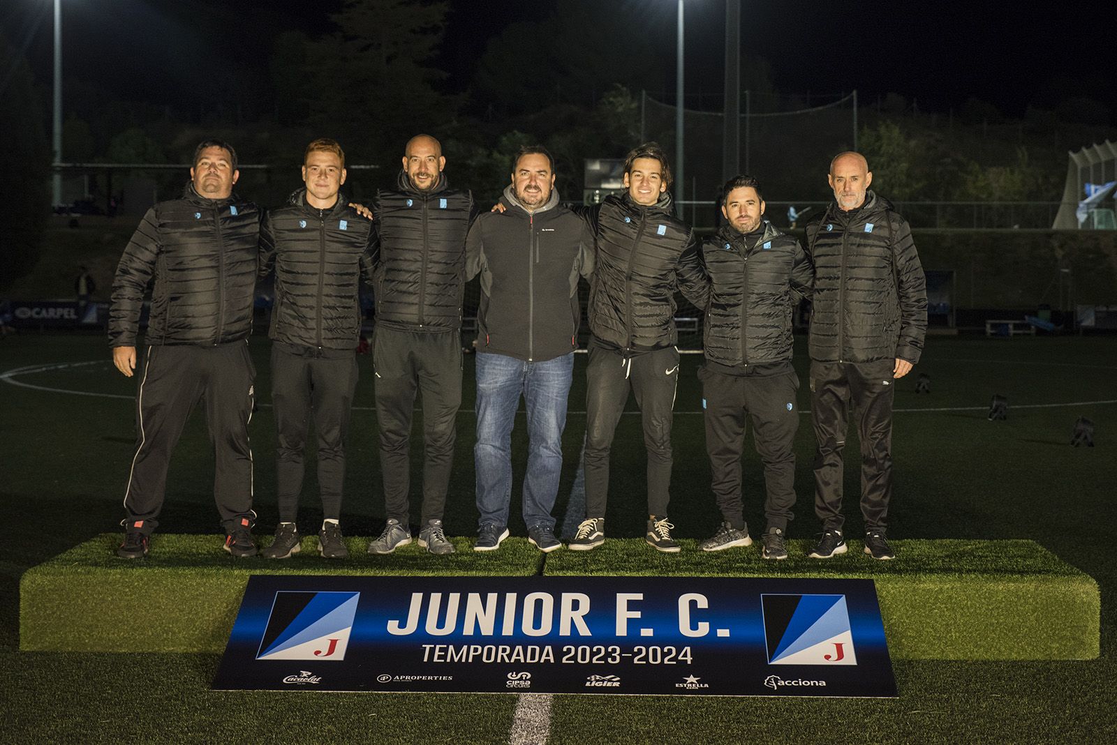 Presentació d'equips de la secció de futbol del Junior FC. FOTO: Bernat Millet.