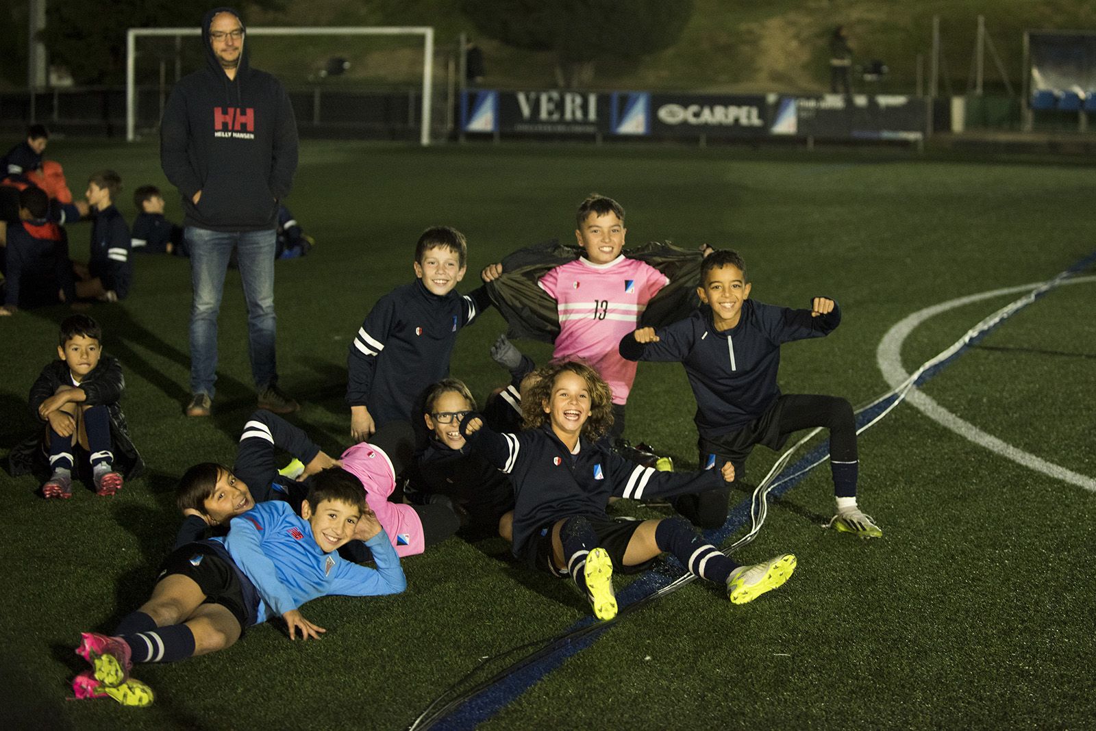 Presentació d'equips de la secció de futbol del Junior FC. FOTO: Bernat Millet.