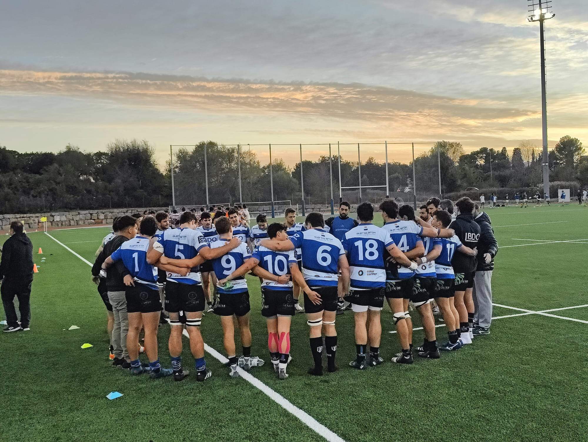 El masculí del Club Rugby Sant Cugat. FOTO: Eric Marco