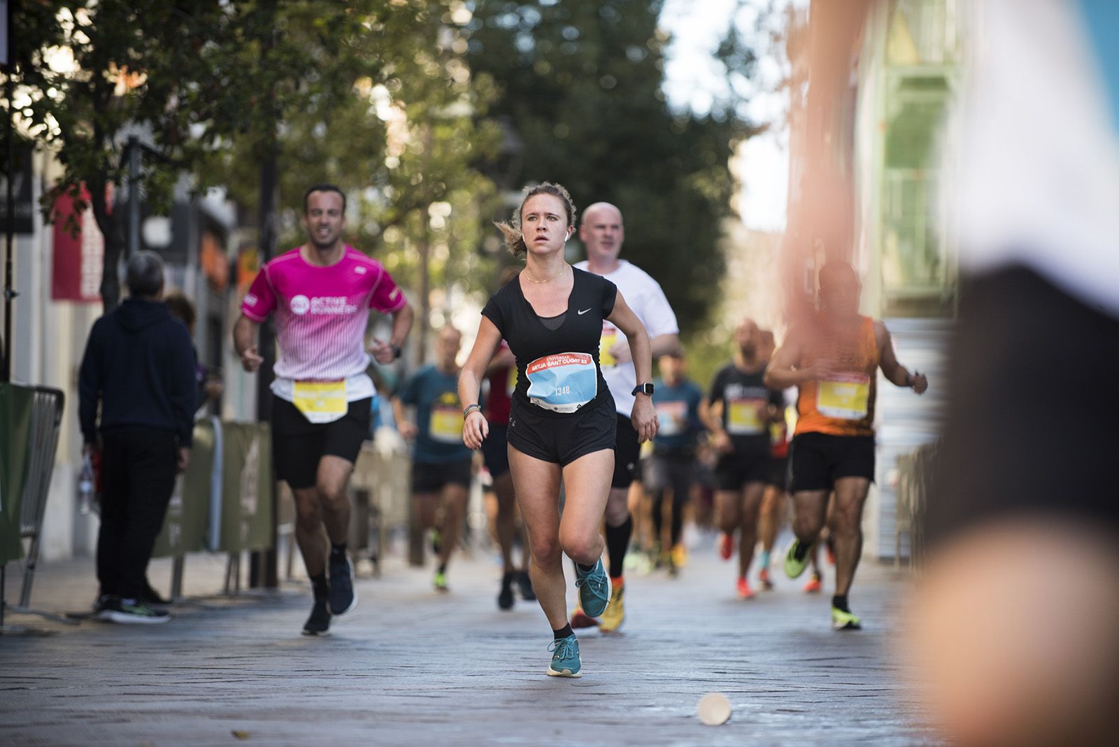 La 37a Mitja Marató de Sant Cugat va recórrer els racons i indrets emblemàtics del municipi. FOTO: Bernat Millet