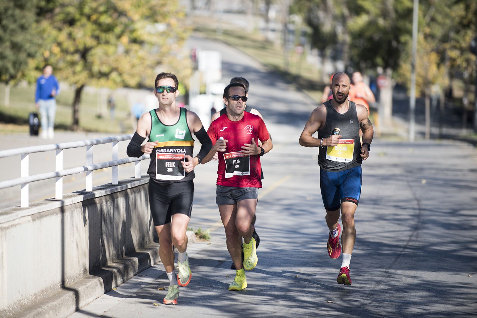 La 37a Mitja Marató de Sant Cugat va recórrer els racons i indrets emblemàtics del municipi. FOTO: Bernat Millet