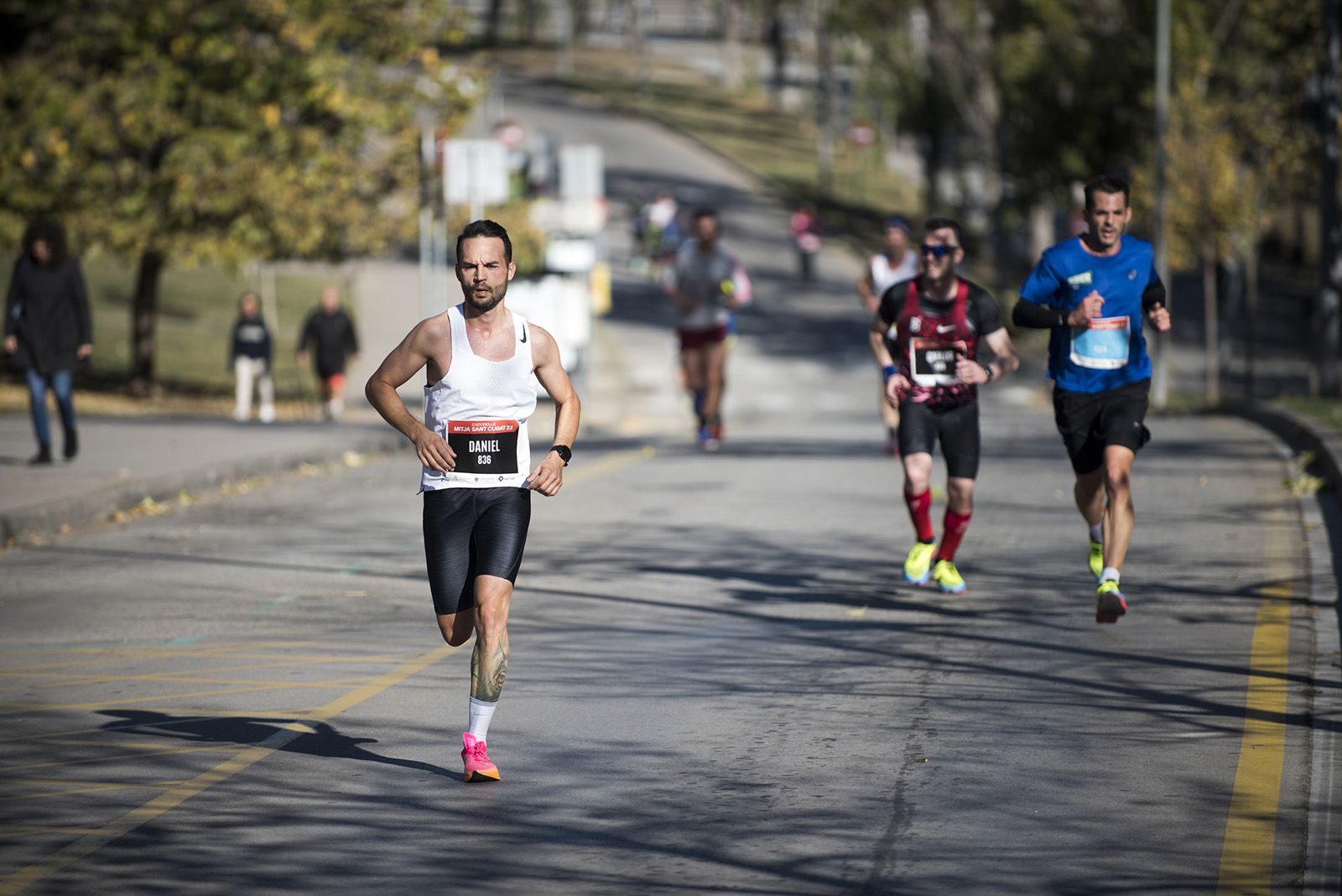 La 37a Mitja Marató de Sant Cugat va recórrer els racons i indrets emblemàtics del municipi. FOTO: Bernat Millet