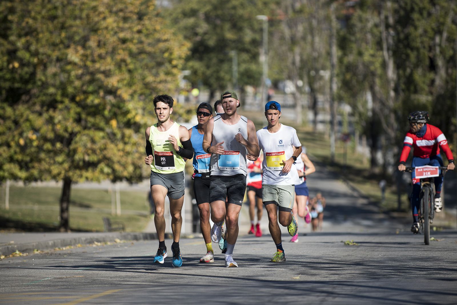La 37a Mitja Marató de Sant Cugat va recórrer els racons i indrets emblemàtics del municipi. FOTO: Bernat Millet