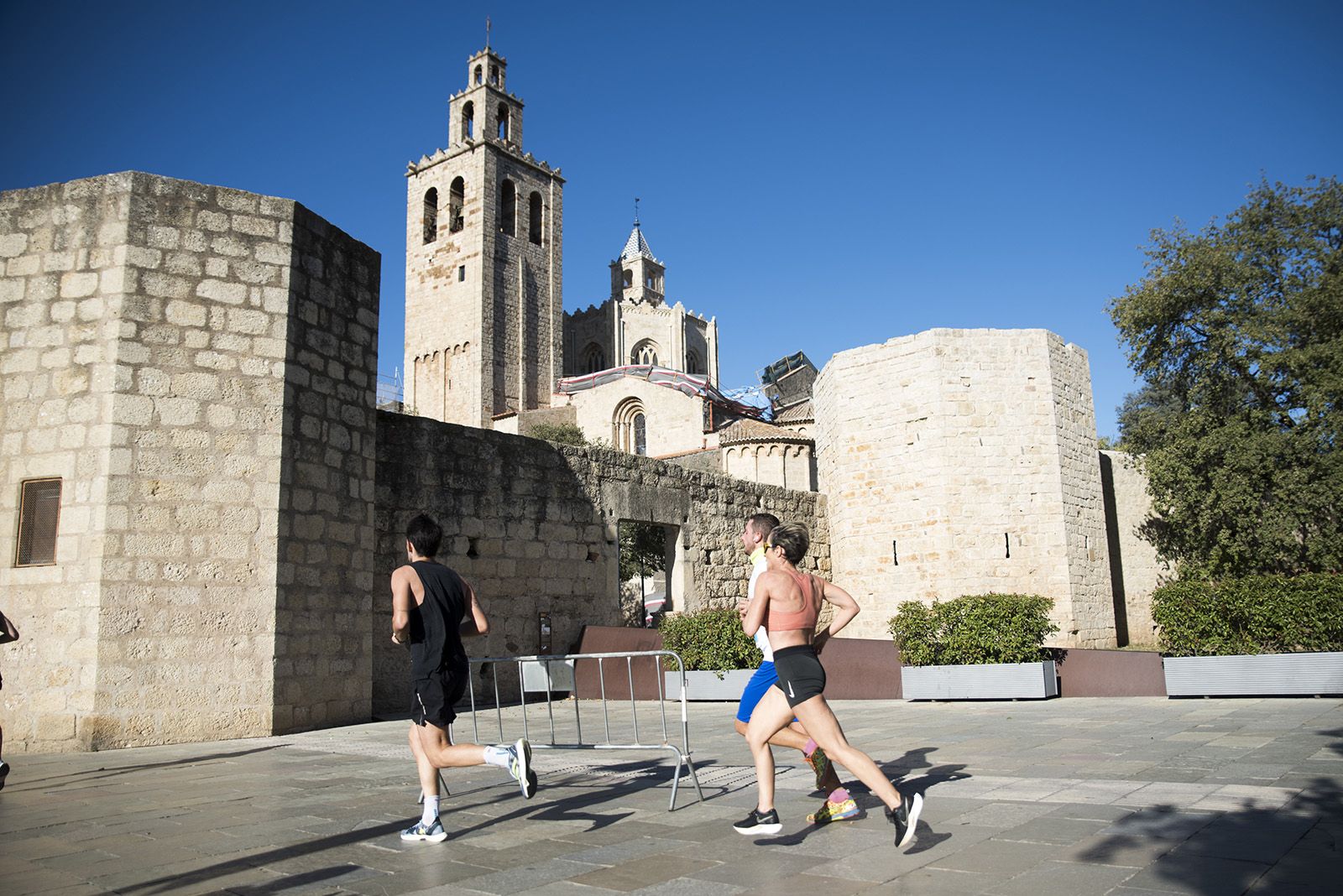 La 37a Mitja Marató de Sant Cugat va recórrer els racons i indrets emblemàtics del municipi. FOTO: Bernat Millet