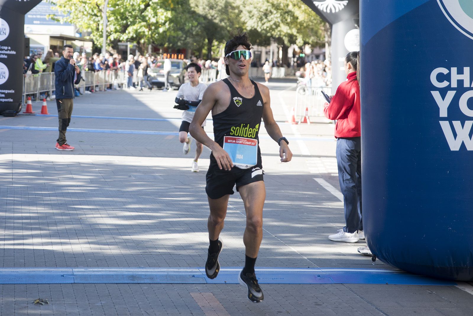 Marc Guardia va ser segon en la 37a Mitja Marató de Sant Cugat. FOTO: Bernat Millet