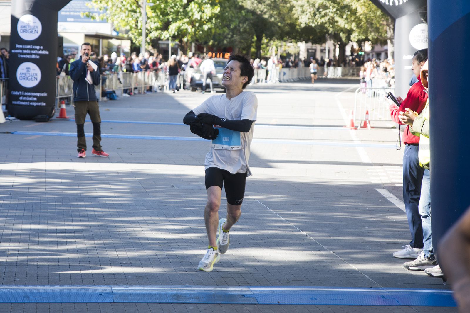 Kenta Matsumoto va ser tercer en la 37a Mitja Marató de Sant Cugat. FOTO: Bernat Millet.