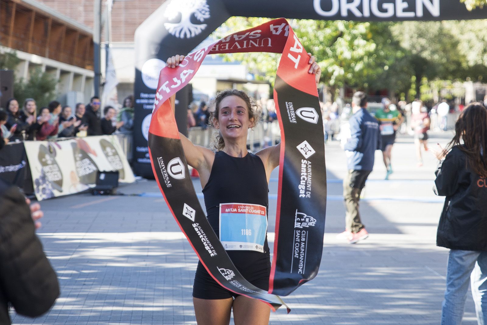 Clàudia Bigas va guanyar la 37a Mitja Marató de Sant Cugat. FOTO: Bernat Millet.