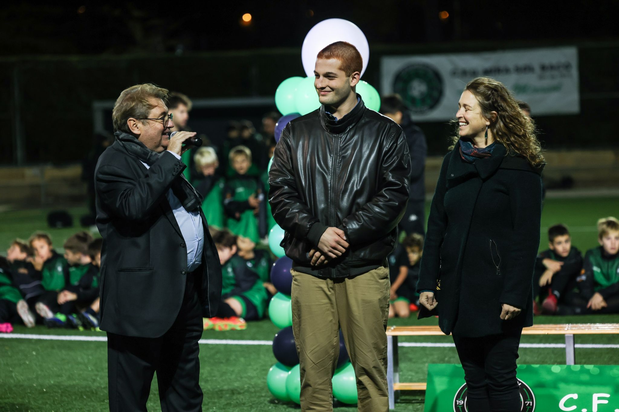Presentació d'equips del CFU Mira-sol Baco. FOTO: Ajuntament