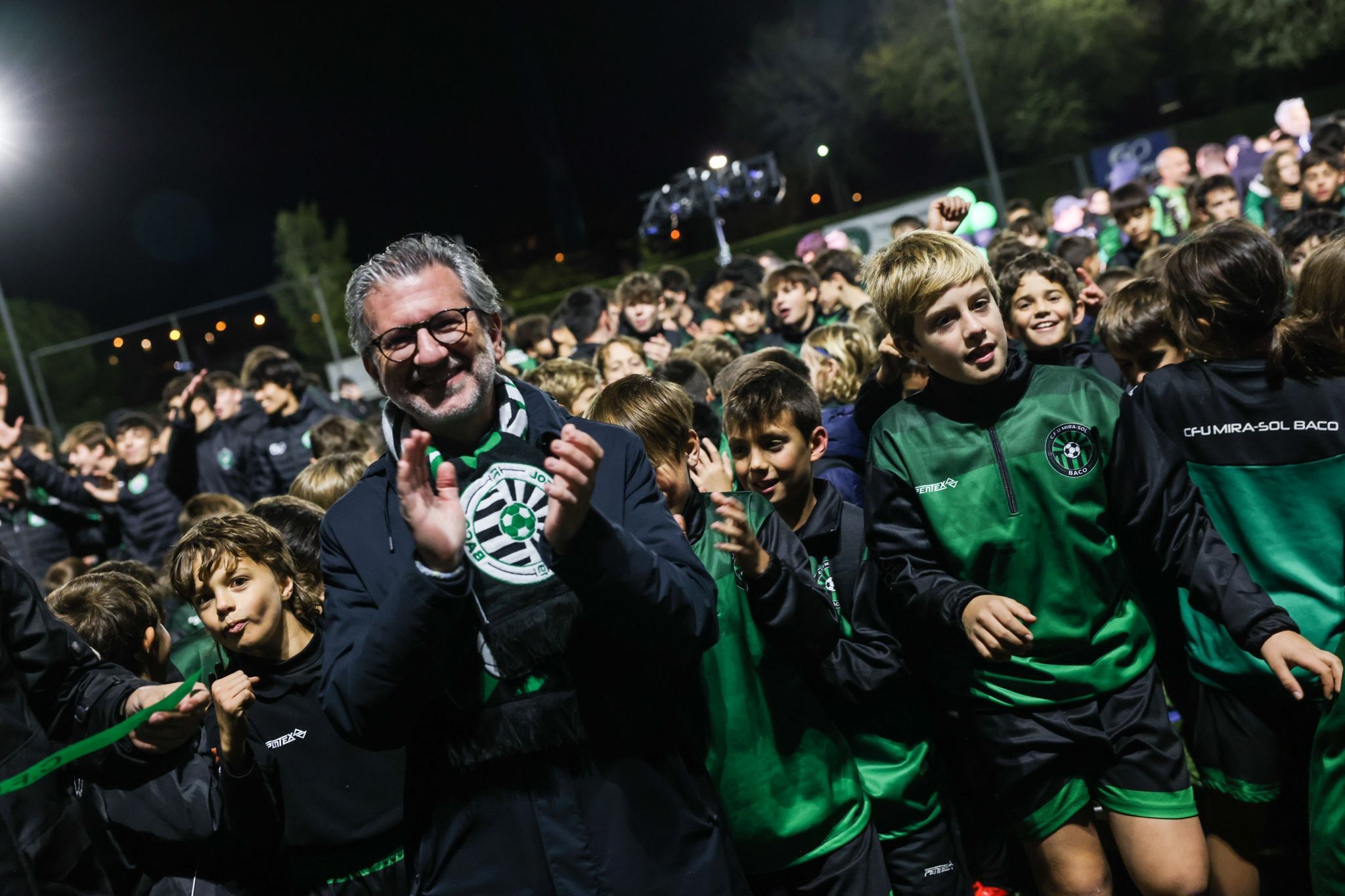 Presentació d'equips del CFU Mira-sol Baco. FOTO: Ajuntament