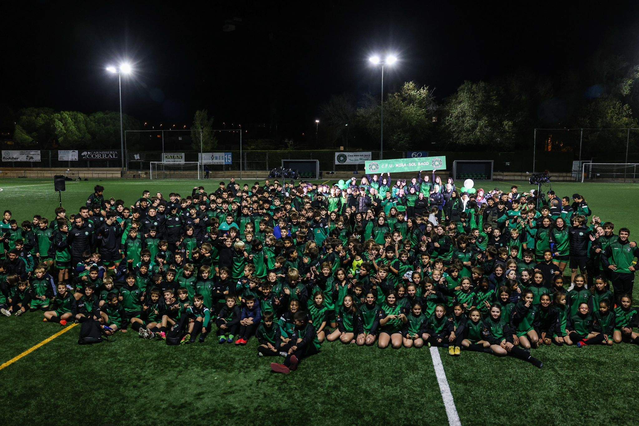 Presentació d'equips del CFU Mira-sol Baco. FOTO: Ajuntament