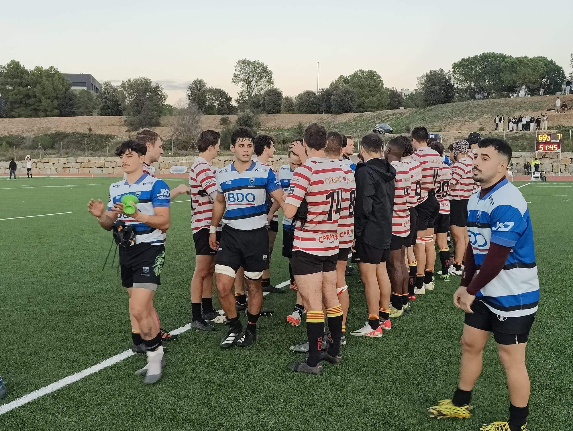 El Rugby Sant Cugat jugarà un any més en la Lliga Elit. FOTO: Eric Moreno