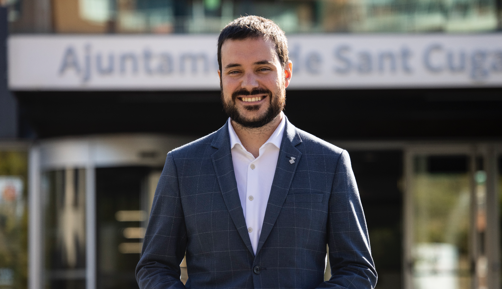 Bernat Picornell, portaveu d'ERC Sant Cugat i tinent d'alcaldia de Drets, Dinamització, Comerç i Seguretat de l'Ajuntament. FOTO: Lali Puig