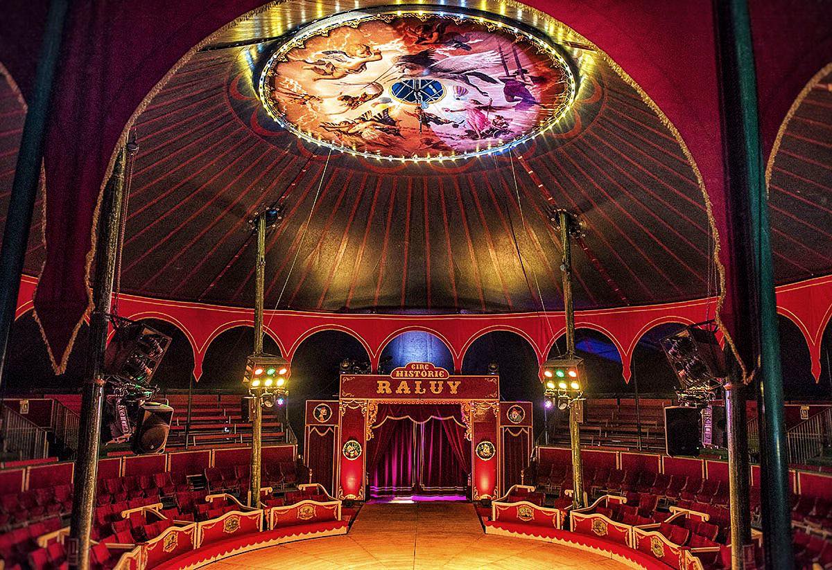Interior del Circ Històric Raluy FOTO: Cedida