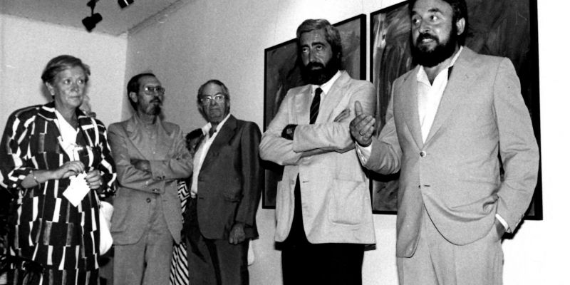 Inauguració de l’espai al c. Creu. 1987. FOTO: Cedida