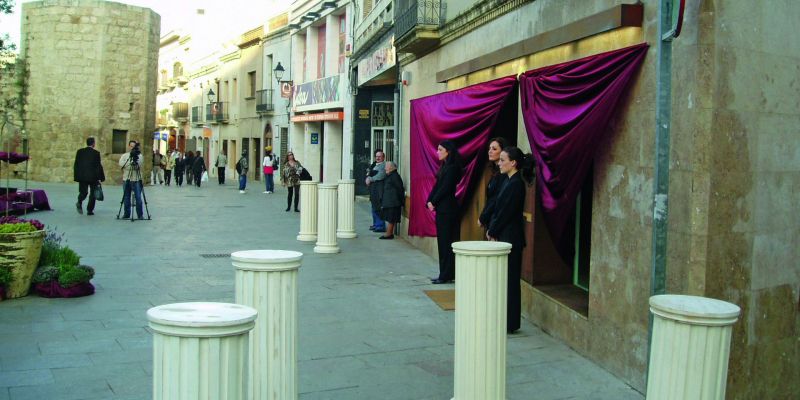 Nou espai a pl. d’Octavià. 2008. FOTO: Cedida